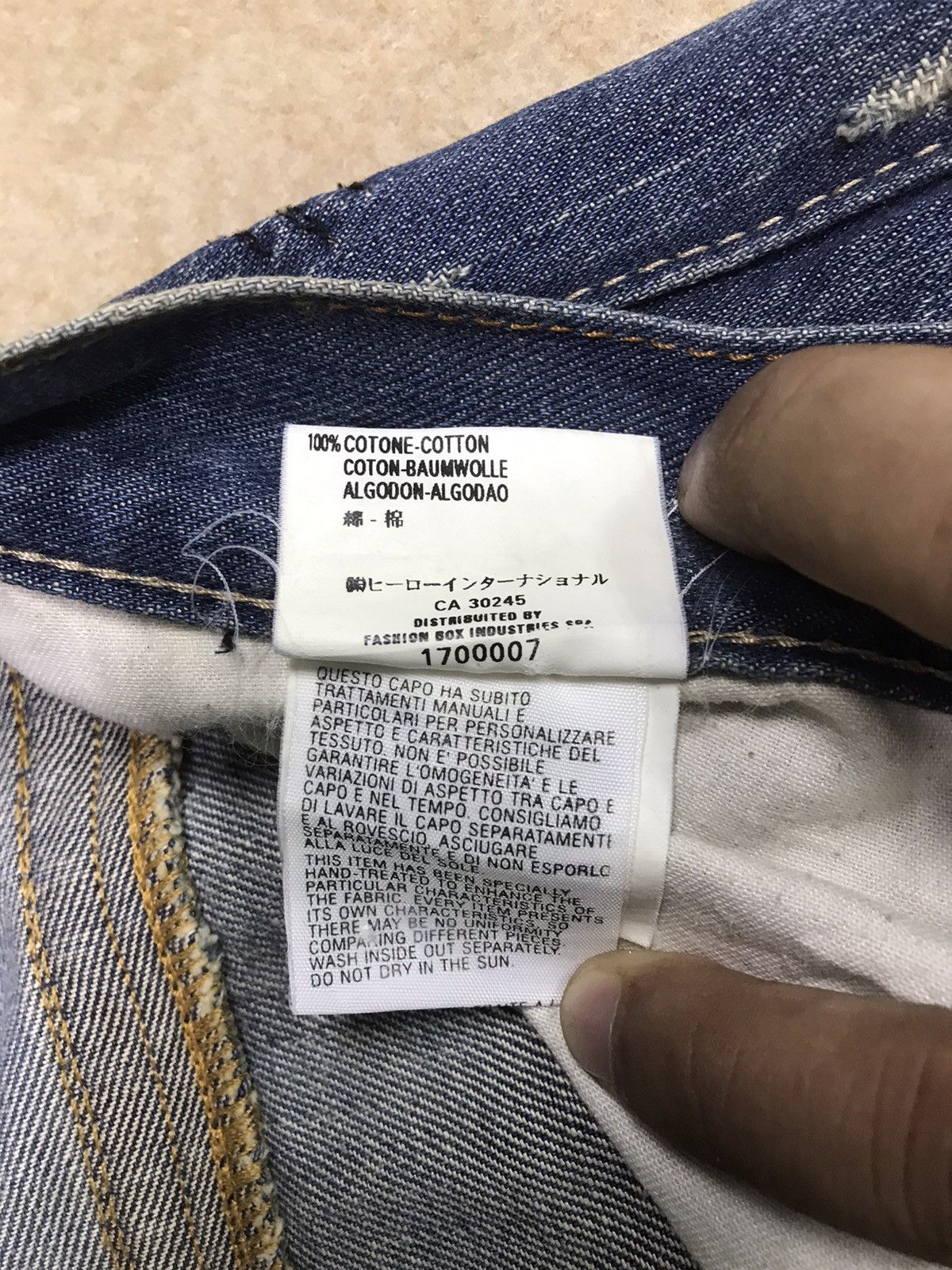 Replay Vintage Reply Denim Jeans Size 34x33 Size US 34 / EU 50 - 8 Thumbnail