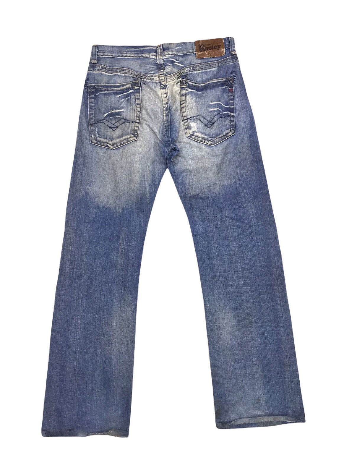 Replay Vintage Reply Denim Jeans Size 34x33 Size US 34 / EU 50 - 2 Thumbnail