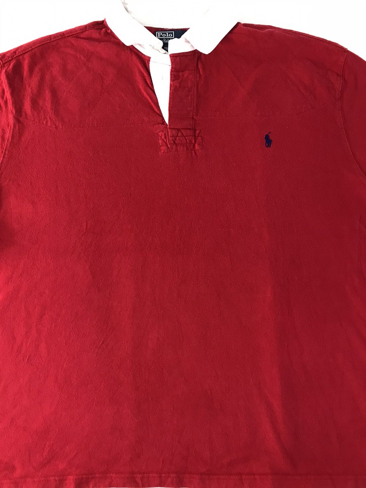 Polo Ralph Lauren × Vintage Baggy Polo by Ralph Lauren Polo Tee Embroidery Pony R042j Size US XXL / EU 58 / 5 - 4 Thumbnail