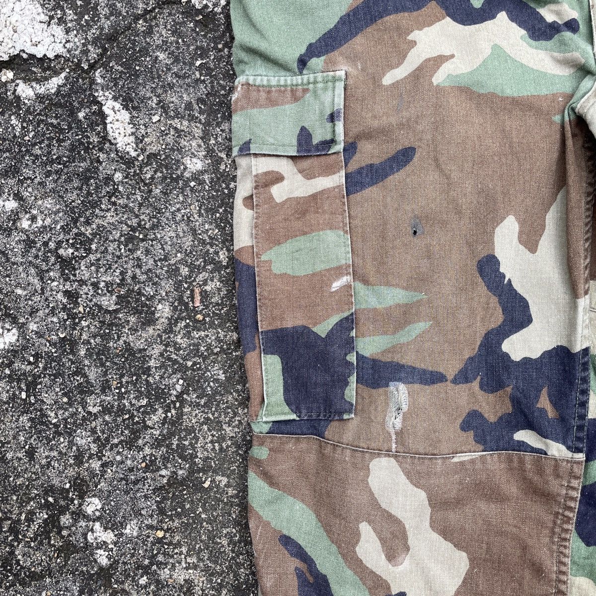 Vintage Vintage Military Army Distressed Cargo Pants Size US 37 - 5 Thumbnail