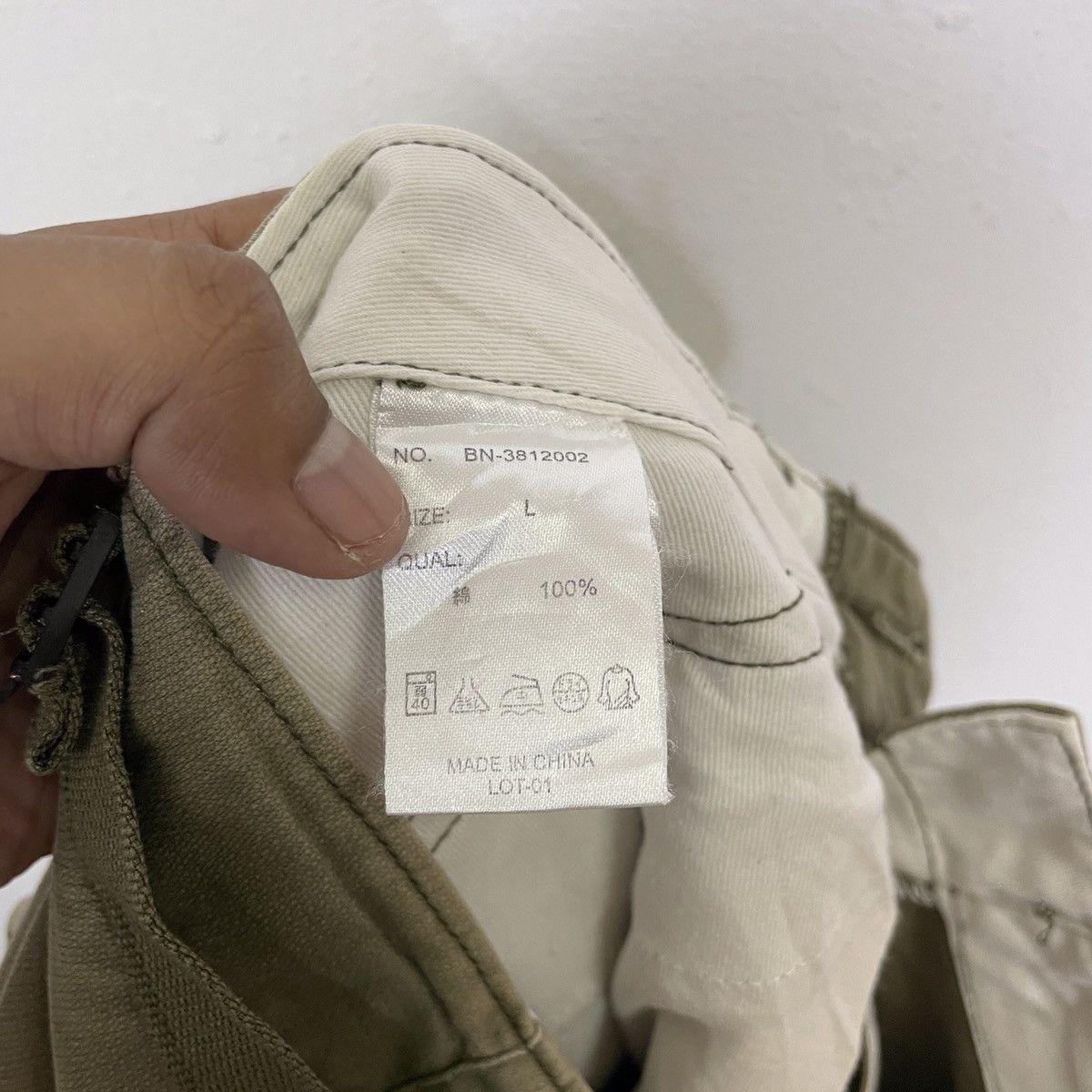 Japanese Brand Vtg Back Number Tactical Multipocket Utility Cargo Pants Size US 35 - 9 Thumbnail