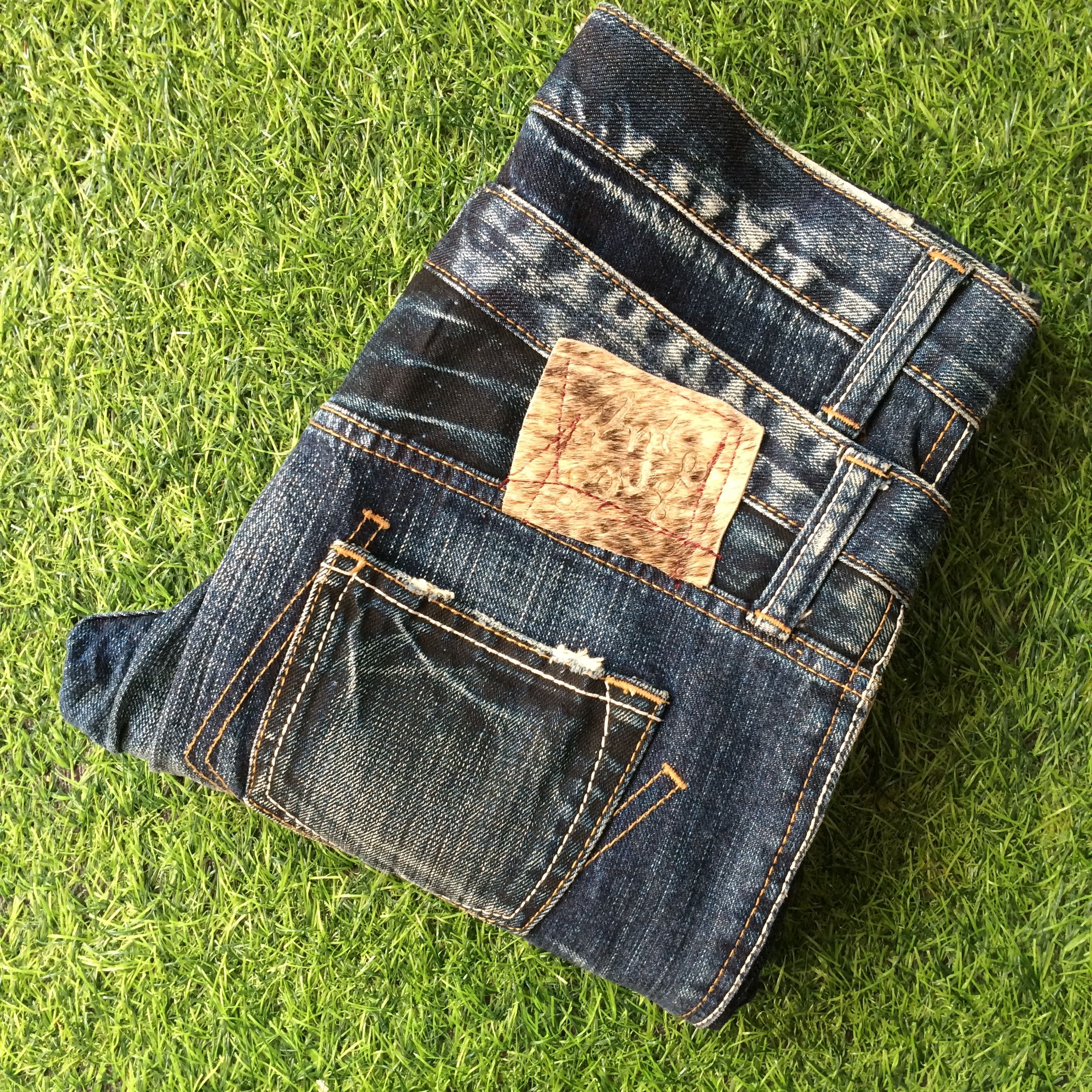 Japanese Brand Japanese Double Waist Punk Bondage Goth Jeans #D-282 Size 27" / US 4 / IT 40 - 8 Thumbnail