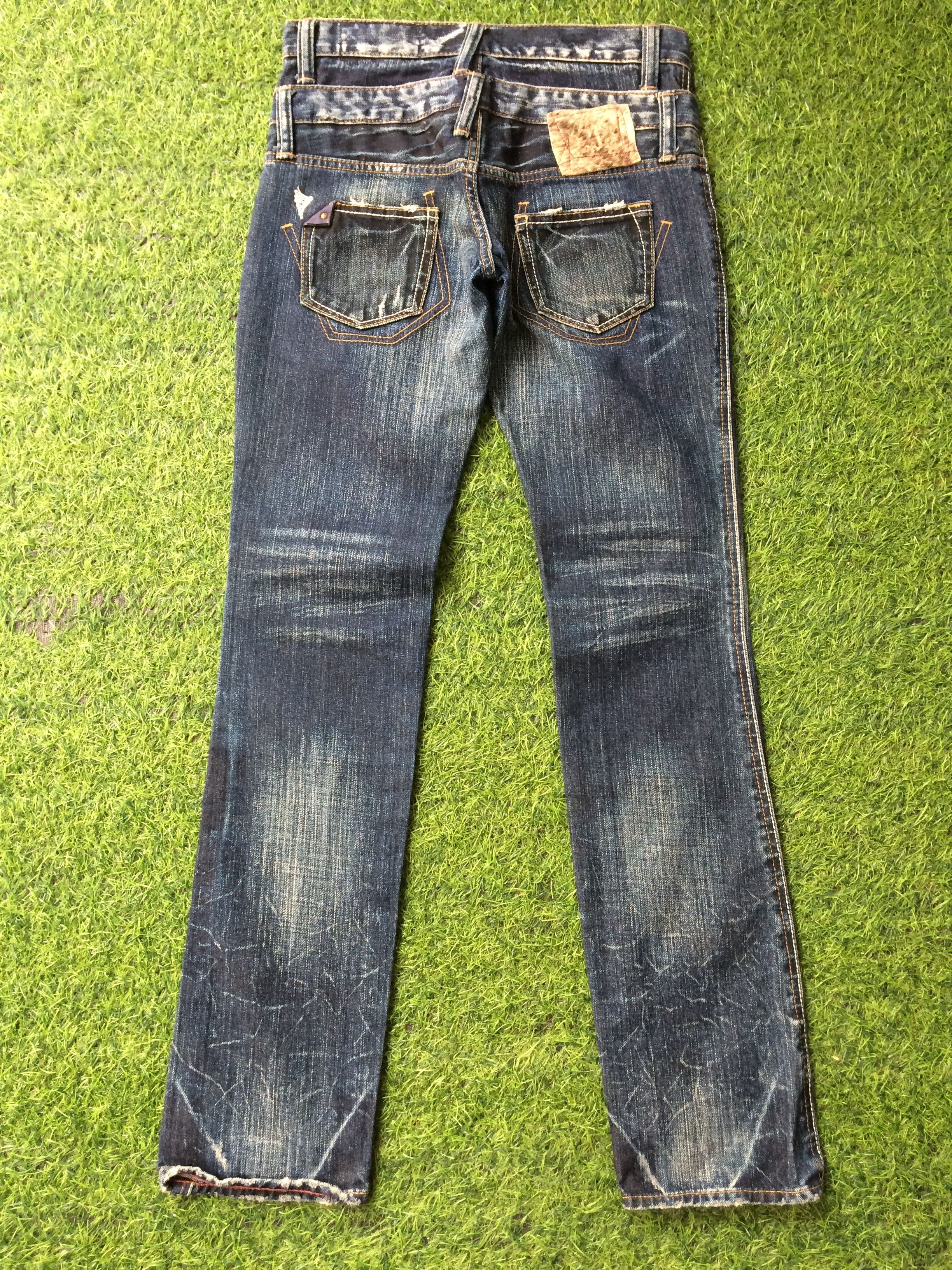 Japanese Brand Japanese Double Waist Punk Bondage Goth Jeans #D-282 Size 27" / US 4 / IT 40 - 2 Thumbnail