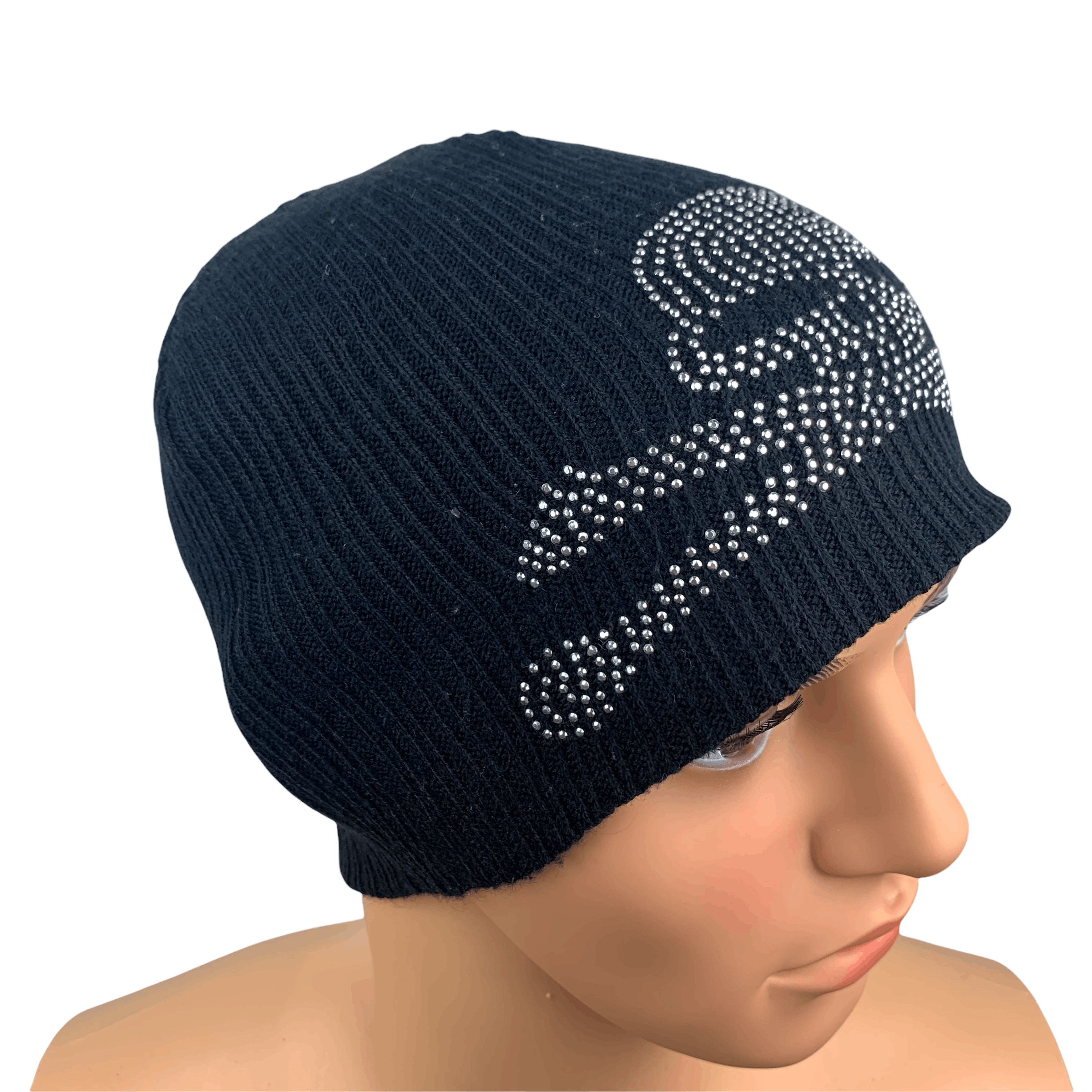 Japanese Brand Cross Bone Skull Big Logo Beanie #137-F Size ONE SIZE - 3 Thumbnail