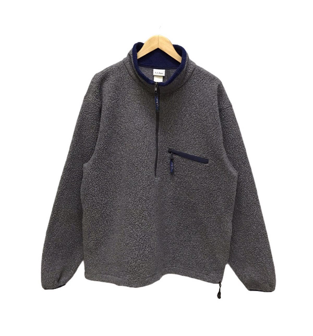 LL Bean hAlf zipper fleece