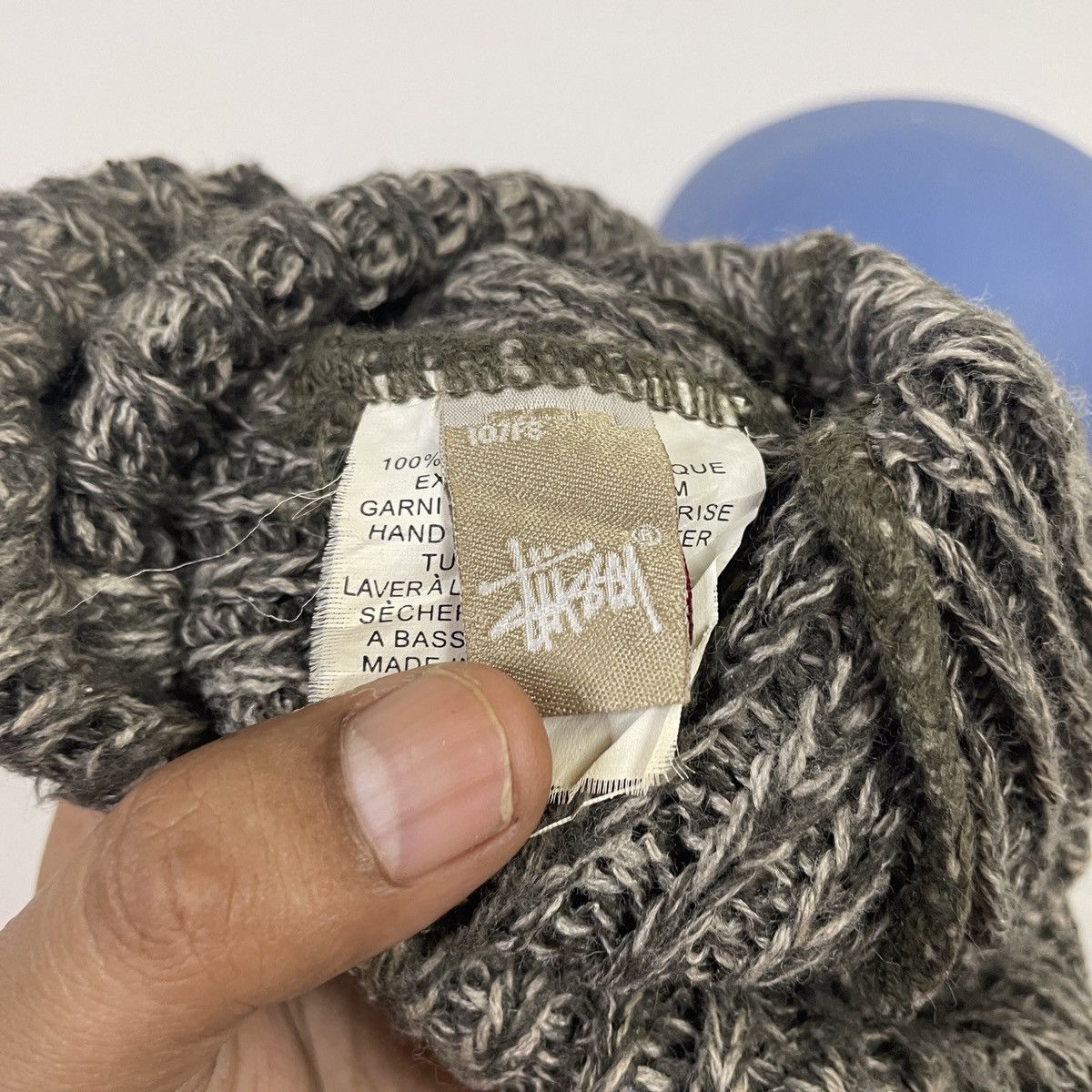 Stussy Vintage Stussy Small Logo Beanie Hats Size ONE SIZE - 4 Thumbnail