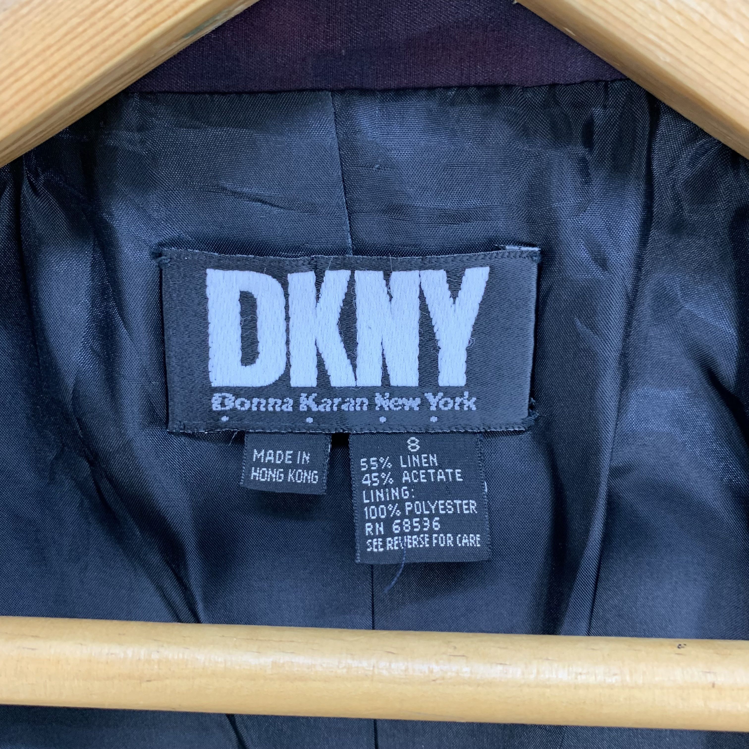 DKNY DKNY PURPLE CASUAL JACKET / BLAZER #4385-151 Size S / US 4 / IT 40 - 7 Thumbnail