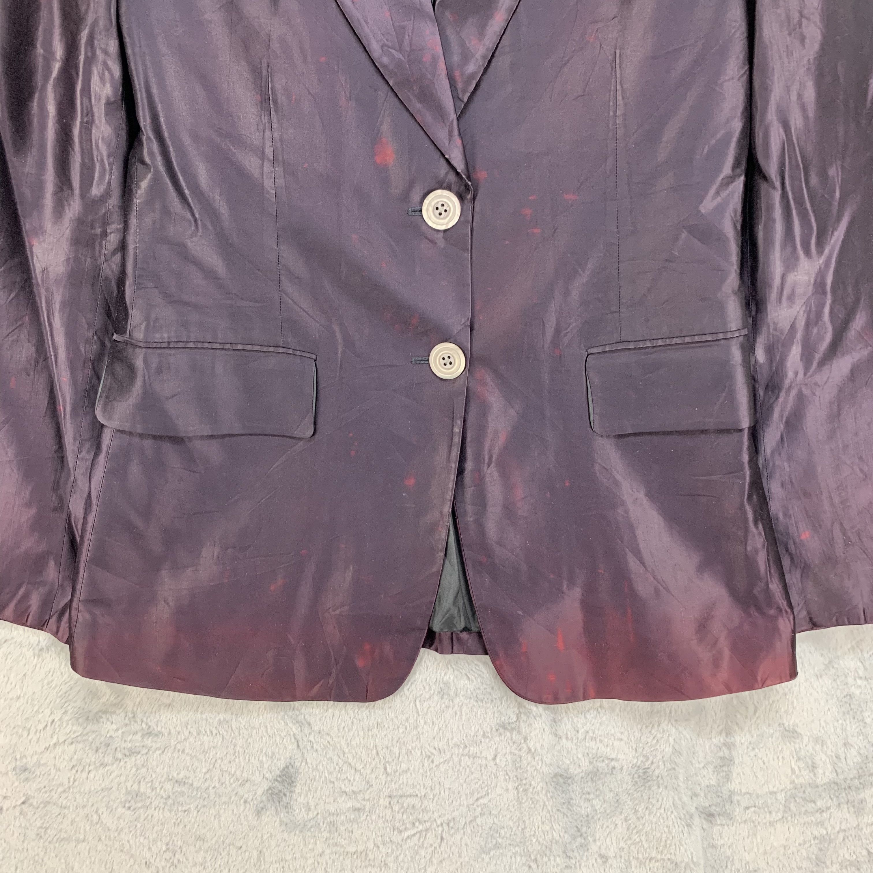 DKNY DKNY PURPLE CASUAL JACKET / BLAZER #4385-151 Size S / US 4 / IT 40 - 3 Thumbnail