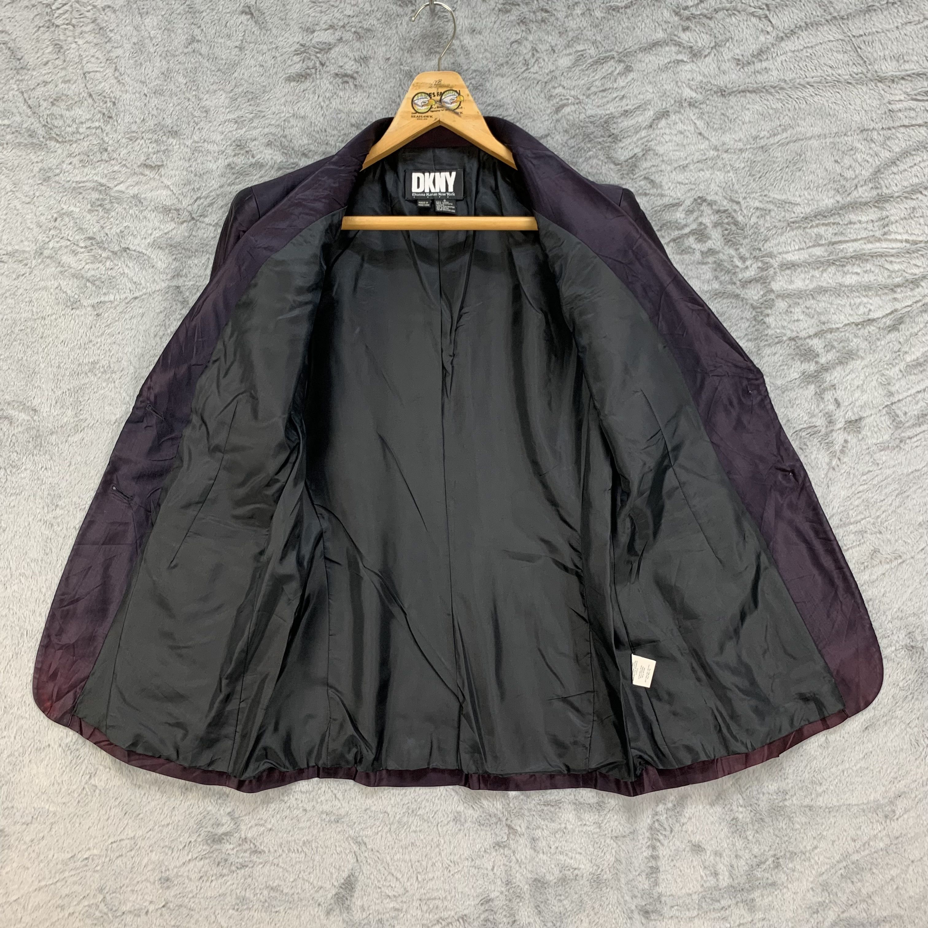 DKNY DKNY PURPLE CASUAL JACKET / BLAZER #4385-151 Size S / US 4 / IT 40 - 6 Thumbnail
