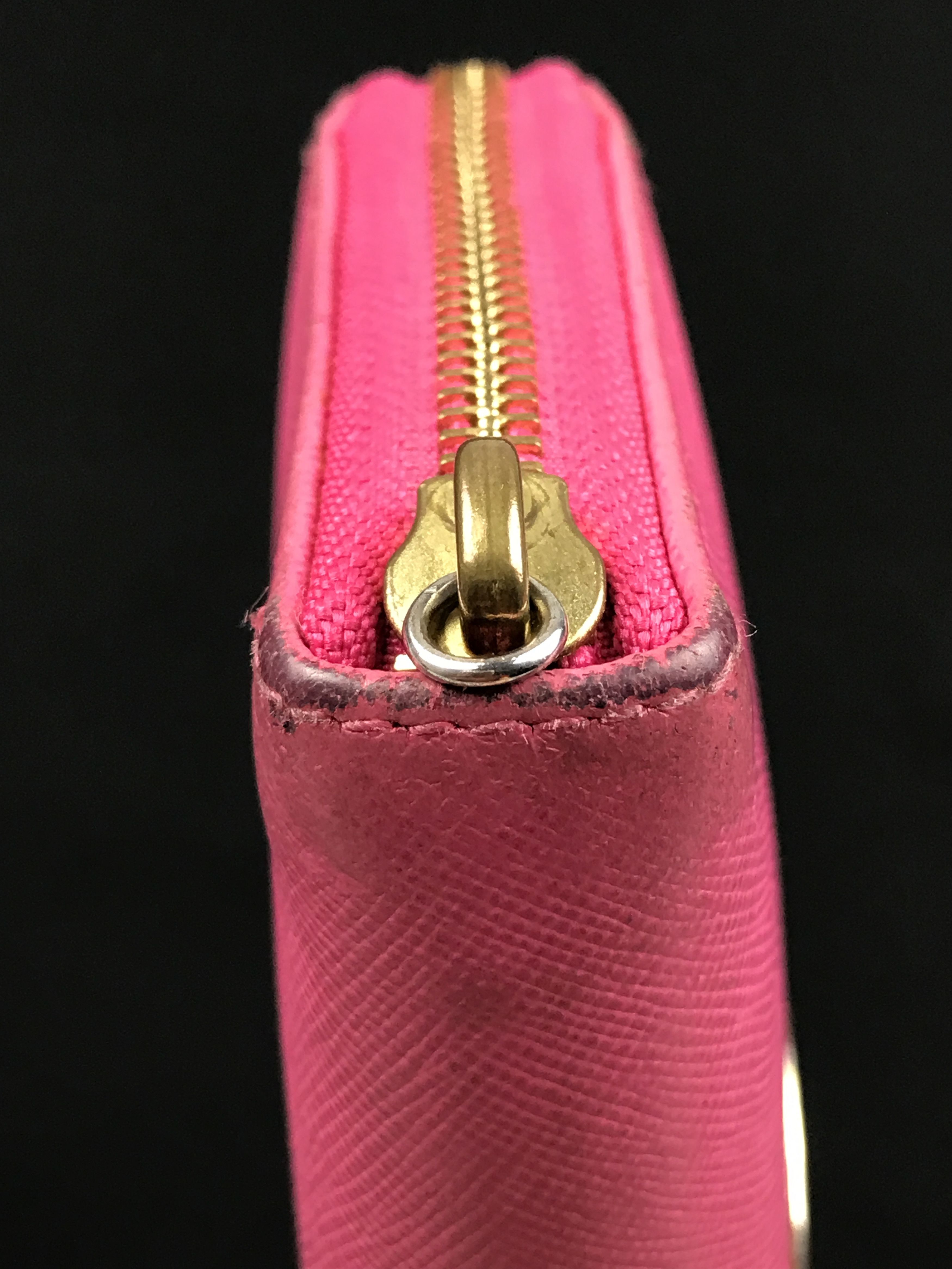 Designer × Tory Burch × Vintage Tory Burch Audra Reva Gold Logo Zip Around Long Wallet Size ONE SIZE - 13 Thumbnail
