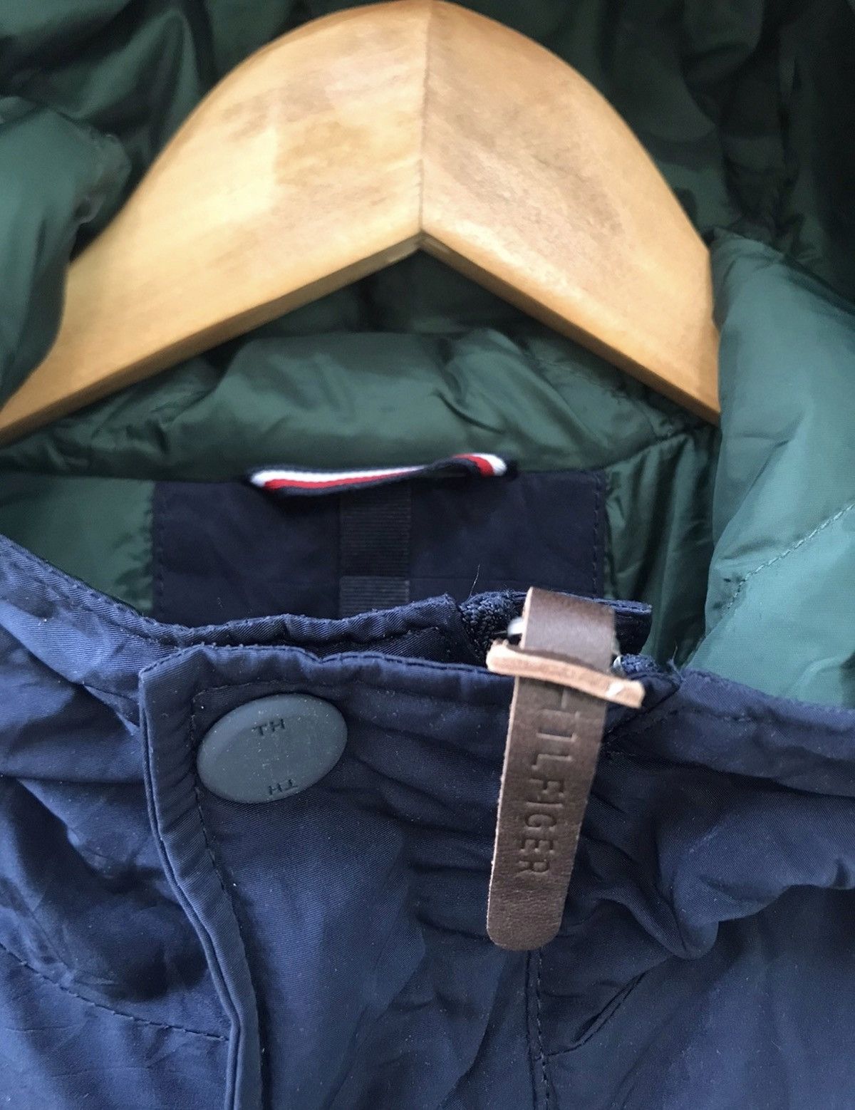 Tommy Hilfiger Vintage Tommy Hilfiger Quilted Parka Jacket Size US L / EU 52-54 / 3 - 3 Thumbnail