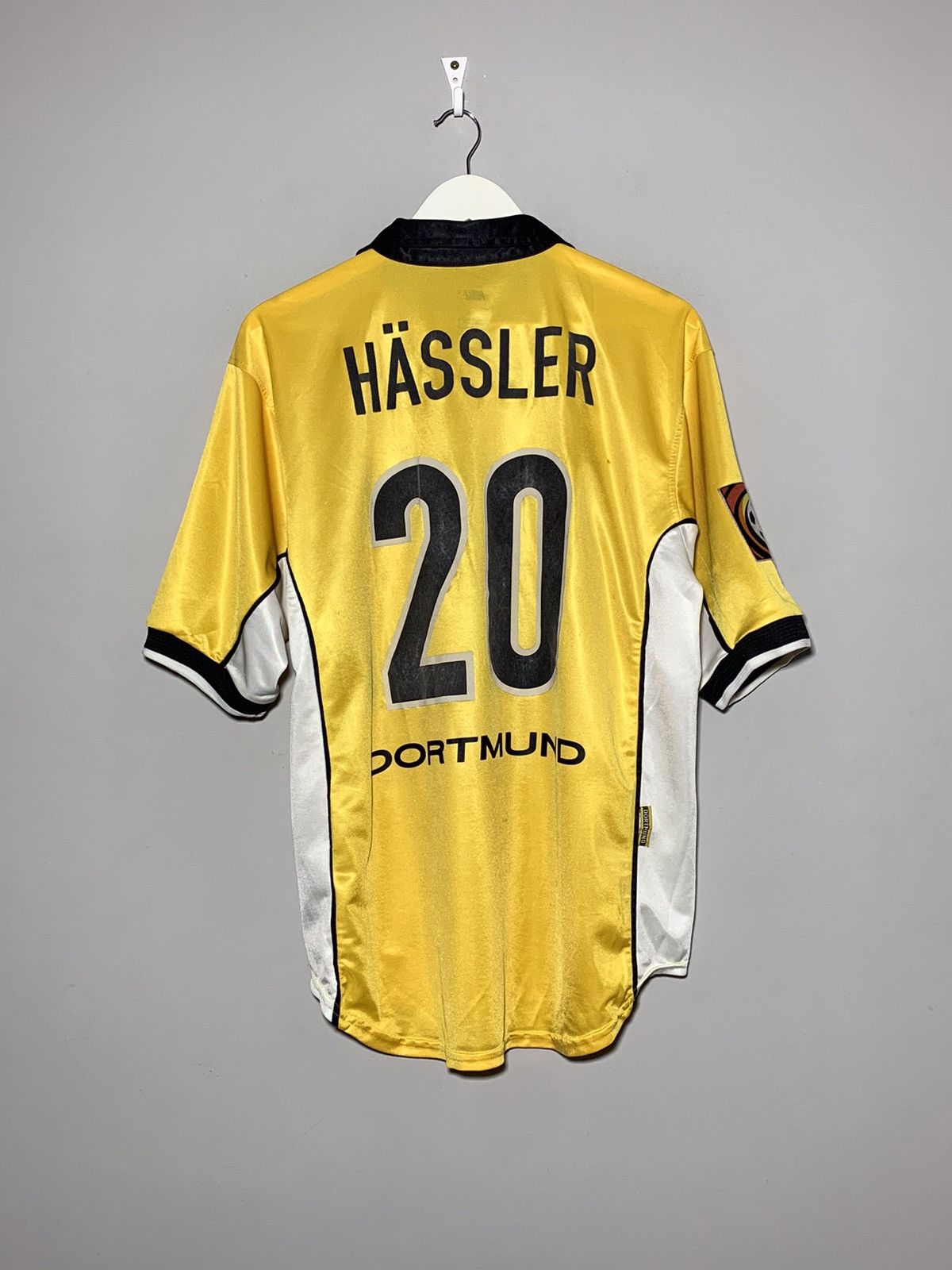 Nike × Vintage #20 Hassler Borussia Dortmund 1998/99 Player issue jersey Size US L / EU 52-54 / 3 - 11 Thumbnail