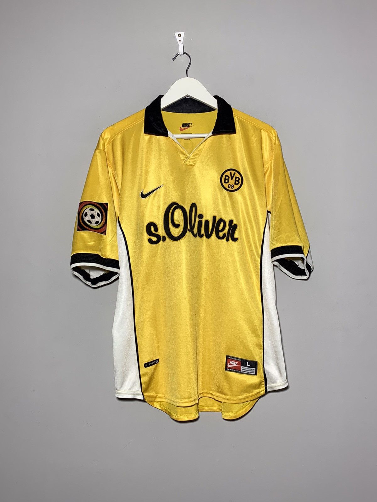Nike × Vintage #20 Hassler Borussia Dortmund 1998/99 Player issue jersey Size US L / EU 52-54 / 3 - 1 Thumbnail