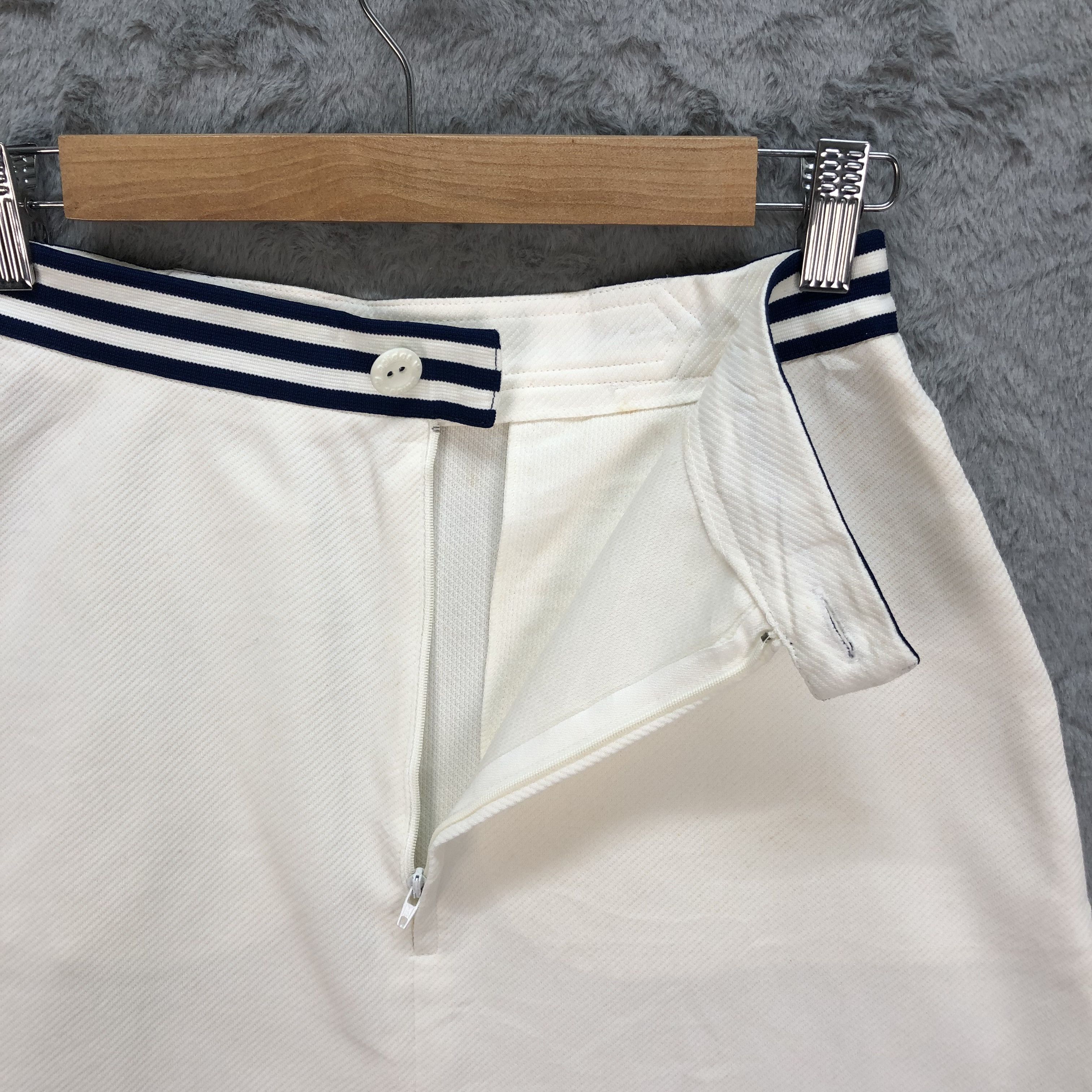 Adidas VINTAGE ADIDAS TREFOIL WHITE MINI SKIRTS #6082-216 Size 26" / US 2 / IT 38 - 8 Thumbnail