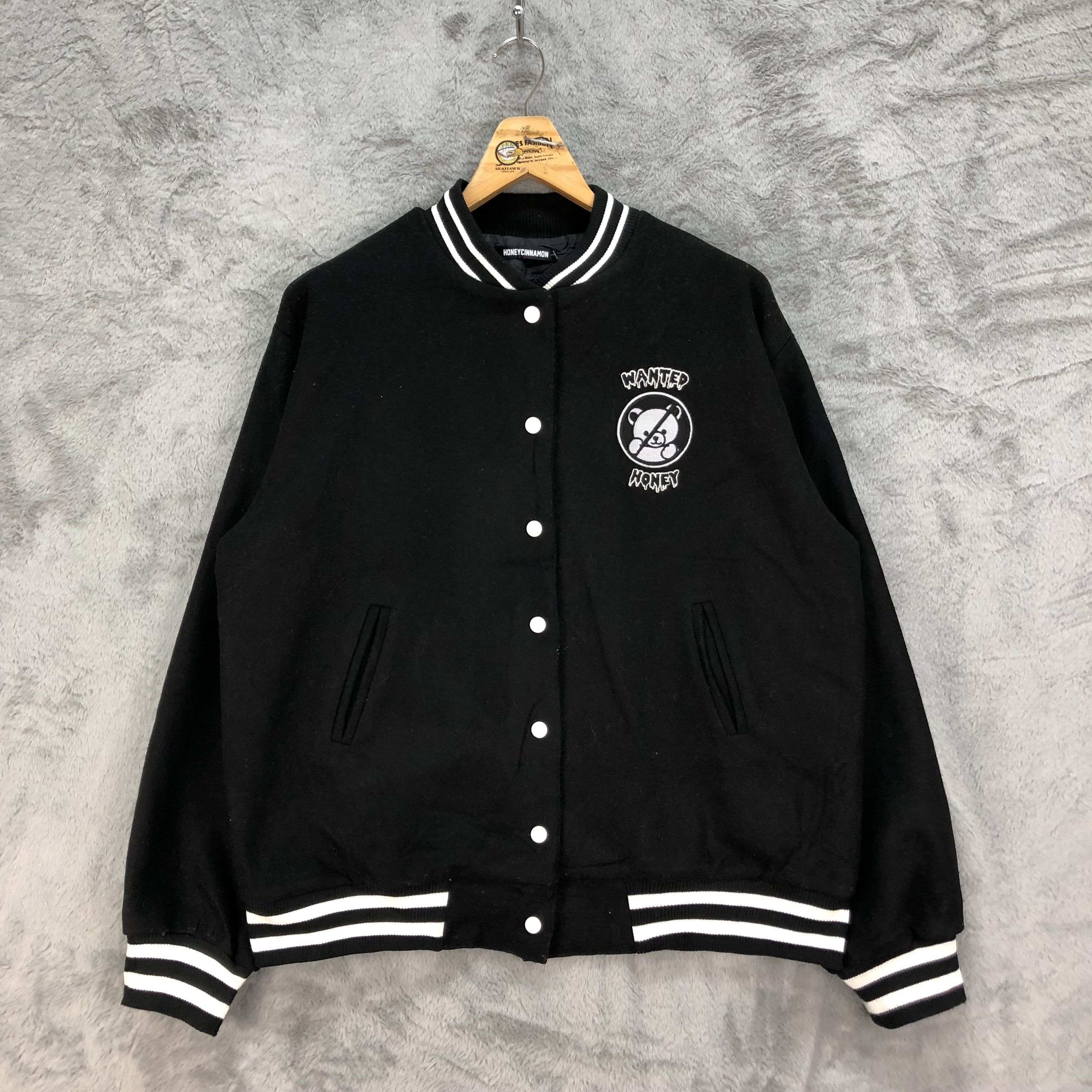 Other WANTED HONEY CINNAMON VARSITY JACKET #4843-173 Size US L / EU 52-54 / 3 - 3 Thumbnail