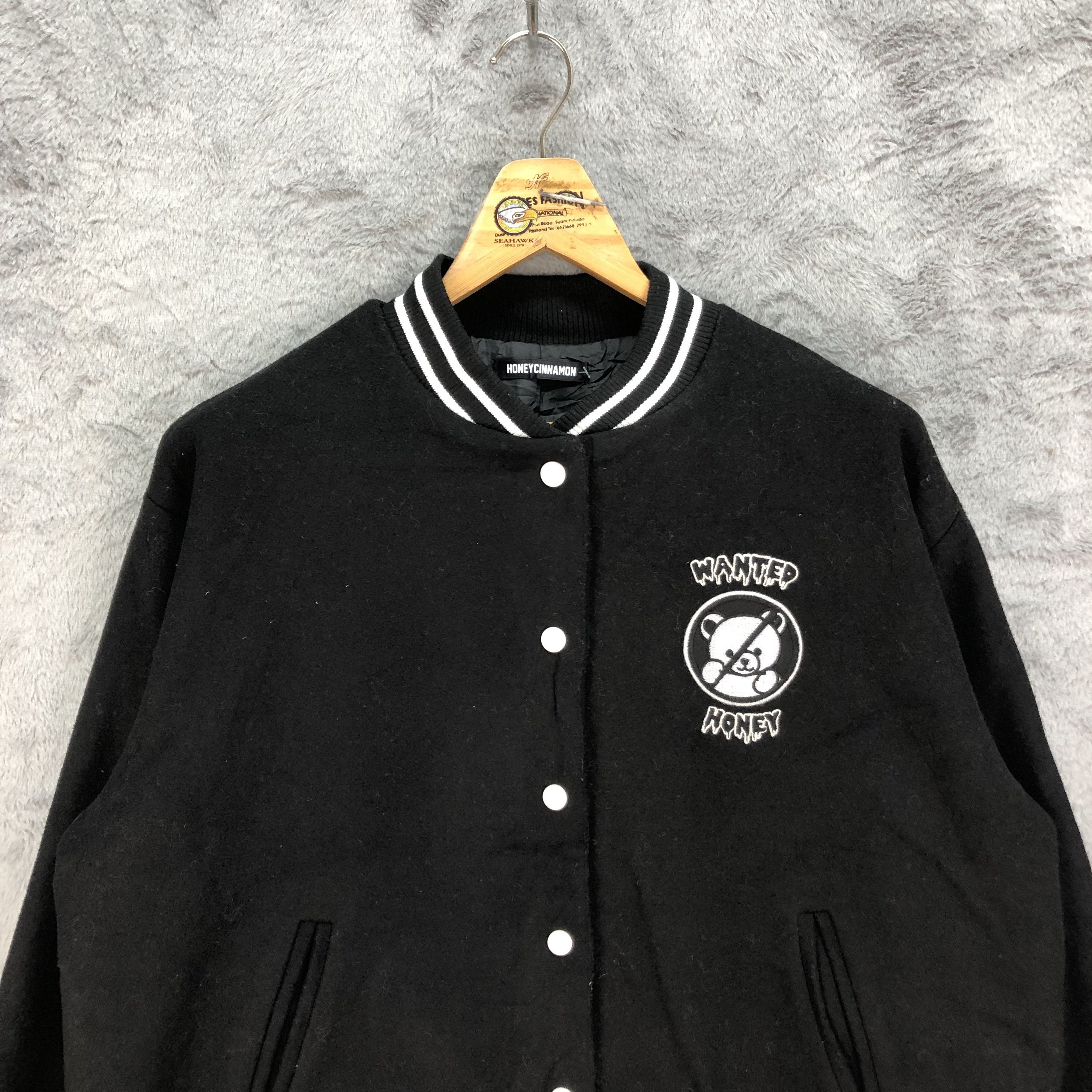 Other WANTED HONEY CINNAMON VARSITY JACKET #4843-173 Size US L / EU 52-54 / 3 - 4 Thumbnail