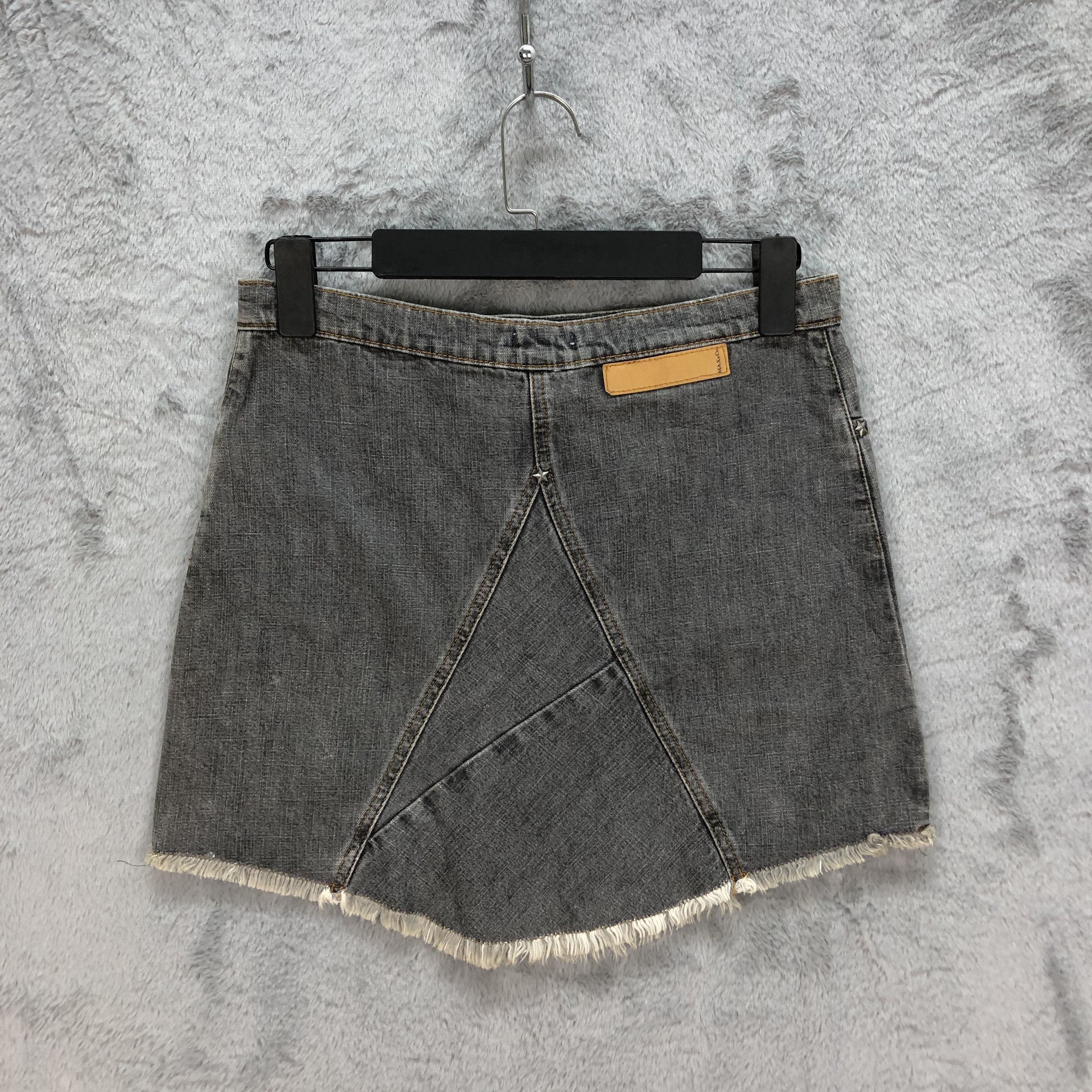 MAX&Co. MAX MARA DENIM SKIRT #5080-40 Size 29" - 10 Thumbnail