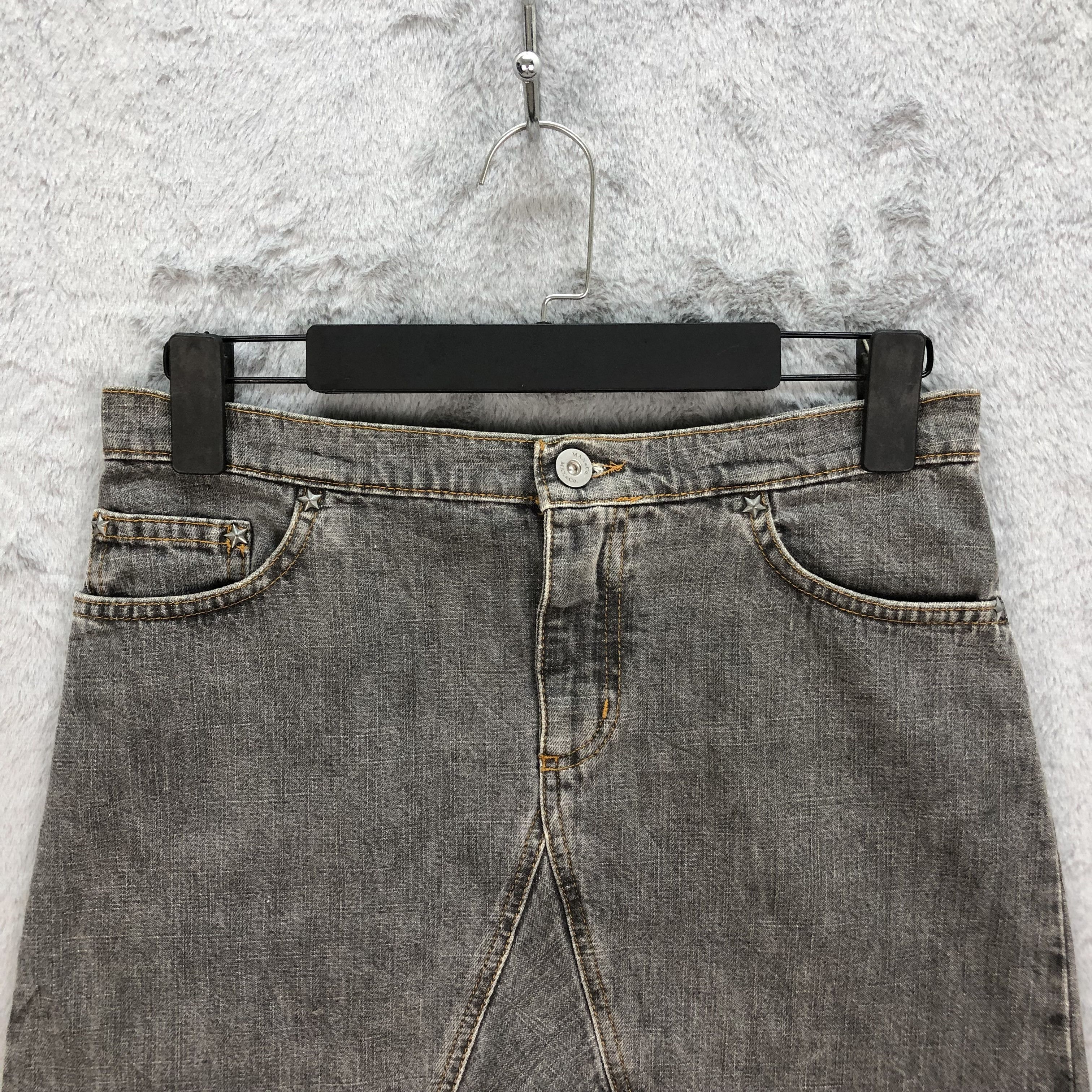 MAX&Co. MAX MARA DENIM SKIRT #5080-40 Size 29" - 2 Thumbnail