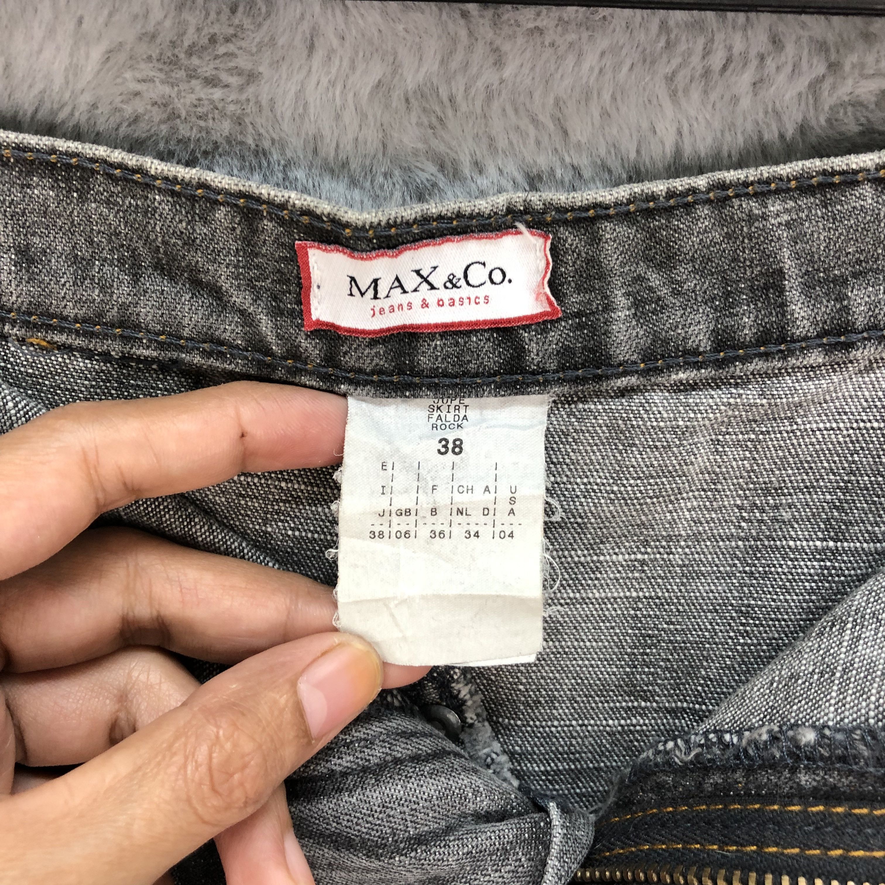 MAX&Co. MAX MARA DENIM SKIRT #5080-40 Size 29" - 6 Thumbnail