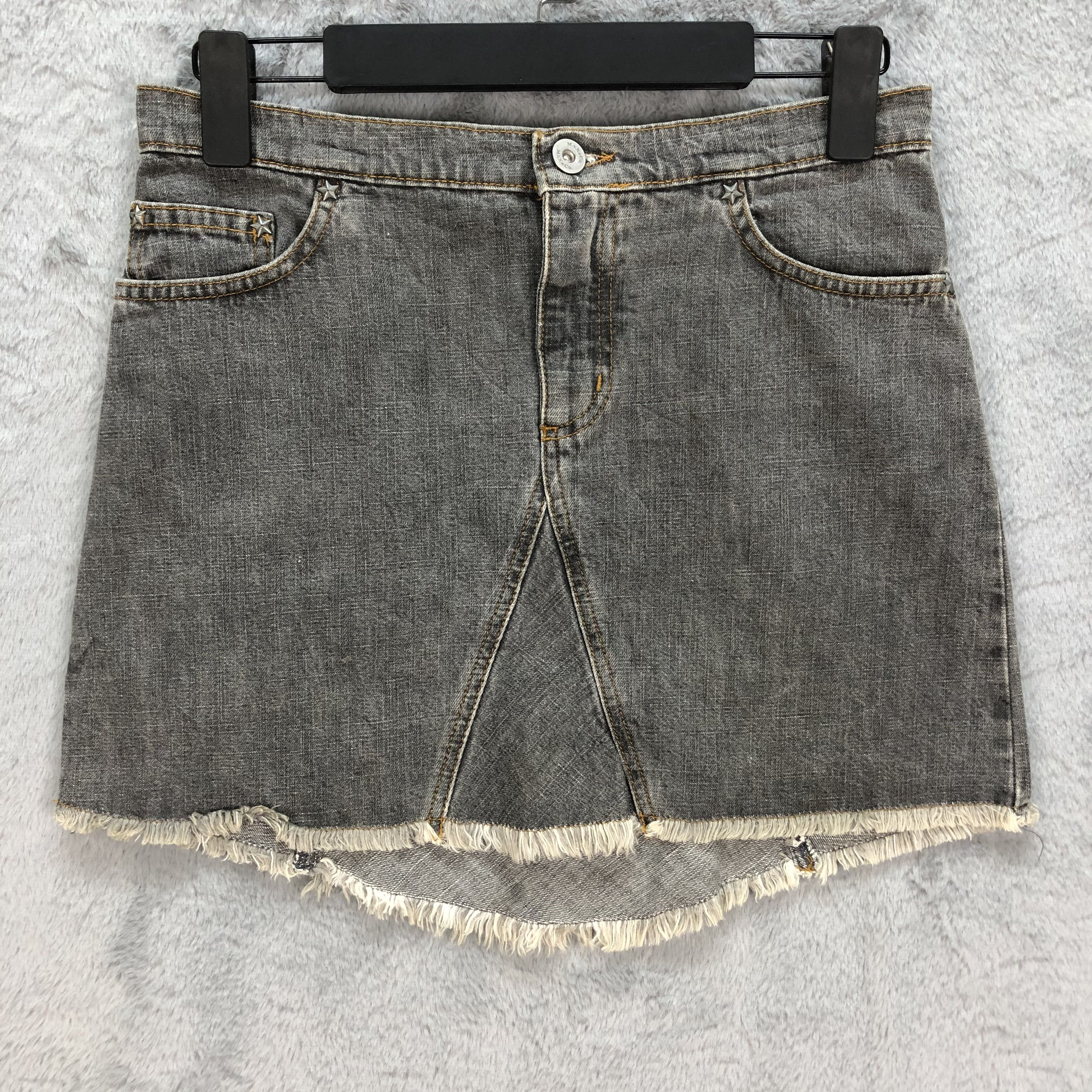MAX&Co. MAX MARA DENIM SKIRT #5080-40 Size 29" - 5 Thumbnail
