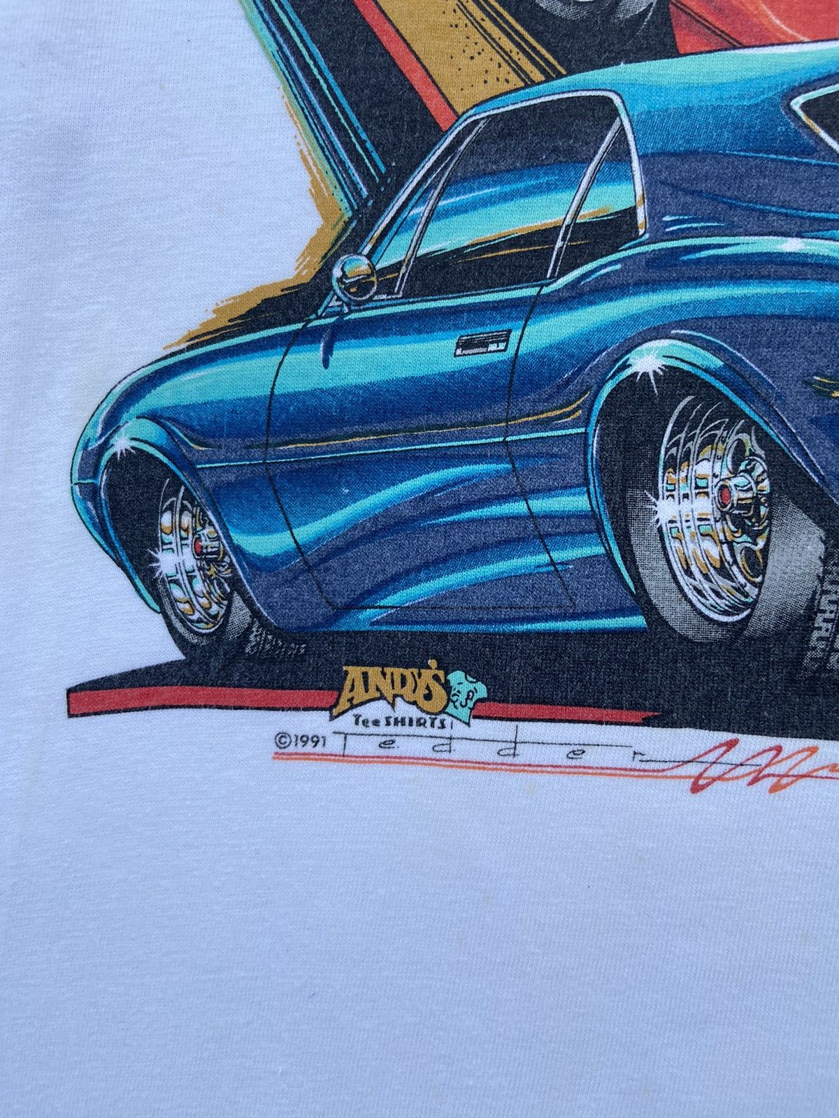 Vintage Vintage 90s Hanes Pro Street Camoro Car 1991 Size US M / EU 48-50 / 2 - 3 Thumbnail
