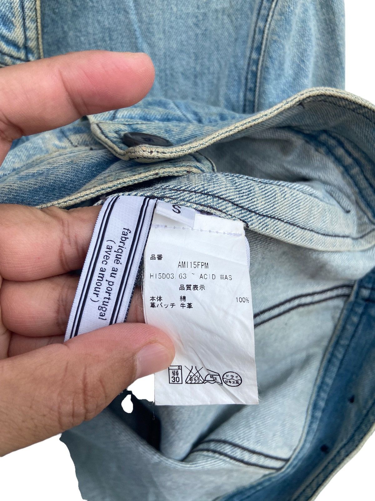 AMI Vintage Ami Trucker Jacket Size US S / EU 44-46 / 1 - 11 Thumbnail