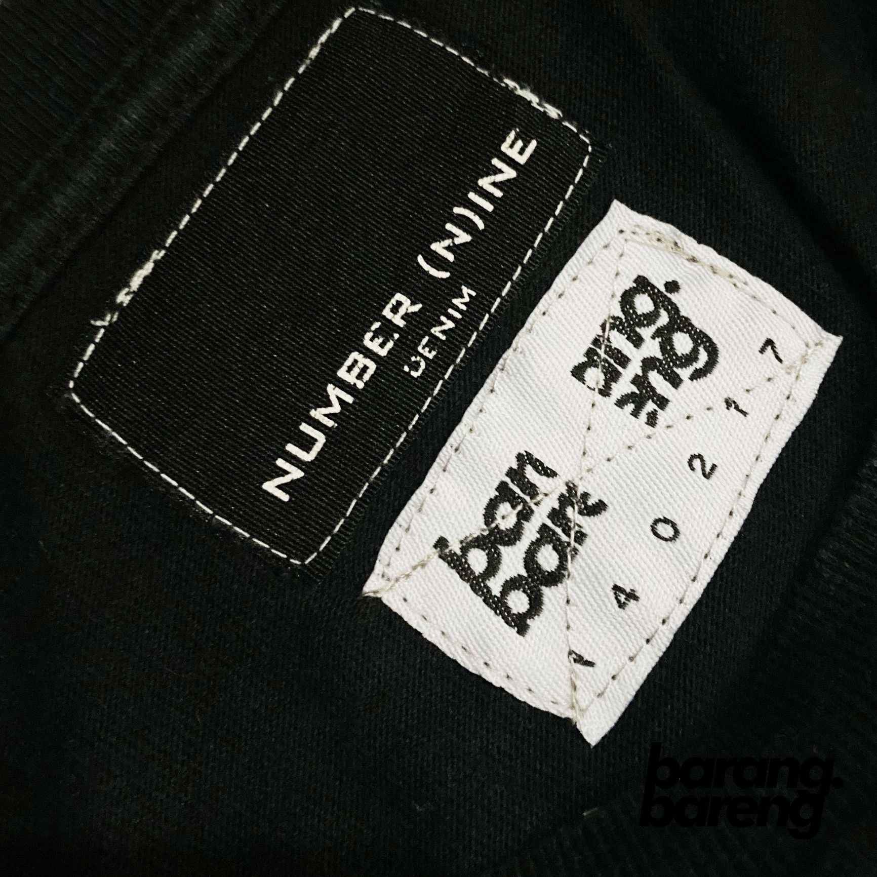 Number (N)ine × Vintage NUMBER NINE (N)INE REPEAT LOGO REWORKED LONG SLEEVE Size US S / EU 44-46 / 1 - 2 Thumbnail