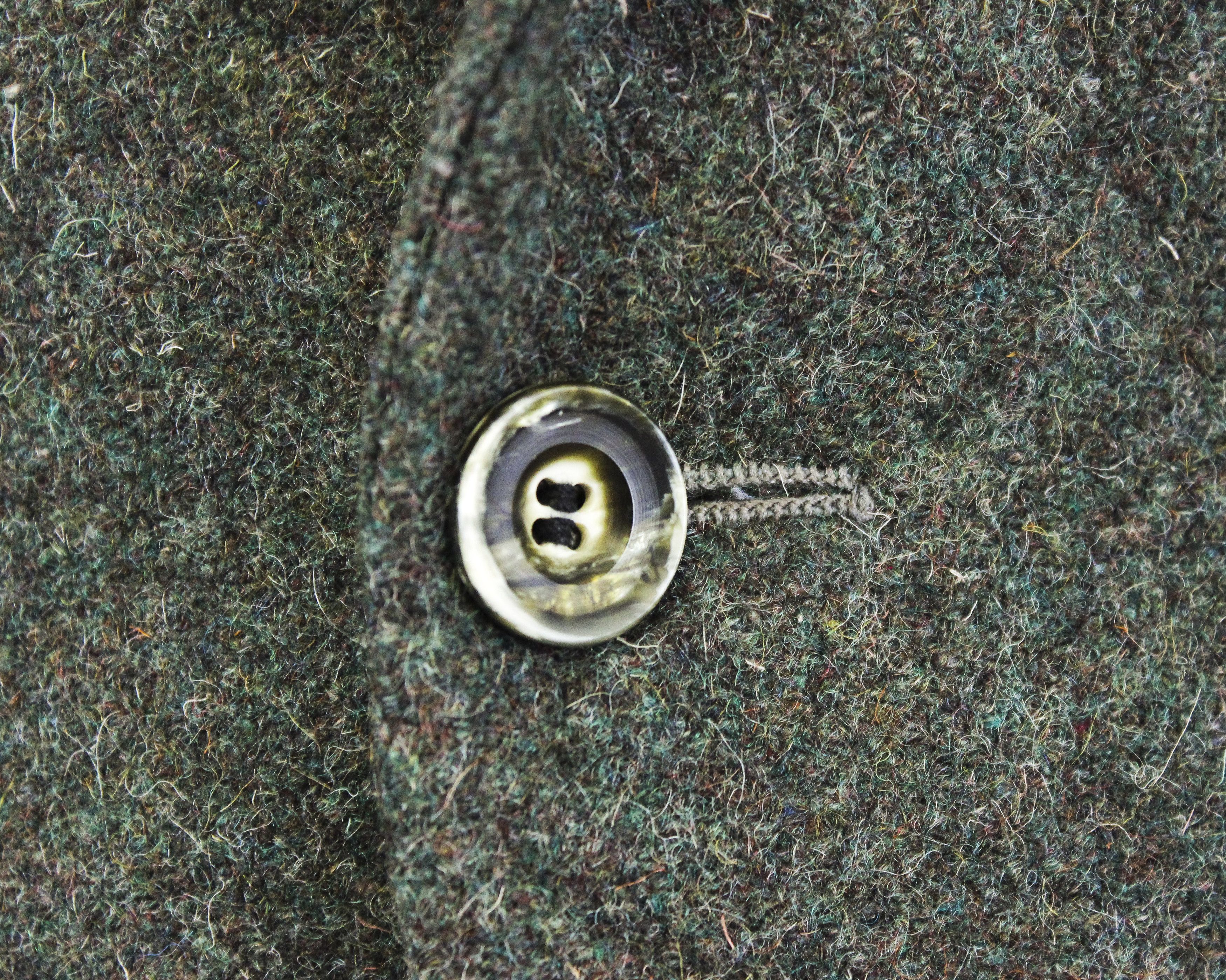 Bespoken × Designer × Vintage Bespoke LAFLECHE BROS US 40S Tweed Jacket Wool Blazer S Coat Size 40S - 5 Thumbnail