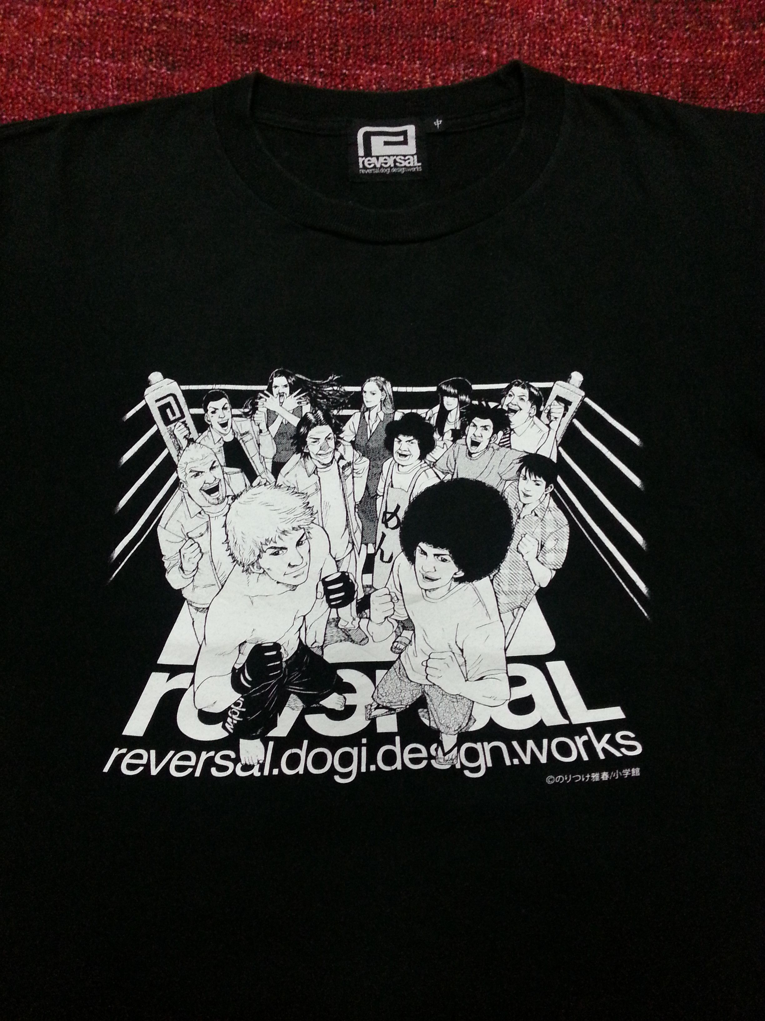 Anime × Cartoon Network × Japanese Brand Reversal x anime Afro Tanaka tee Martial Art Manga Size US M / EU 48-50 / 2 - 2 Thumbnail