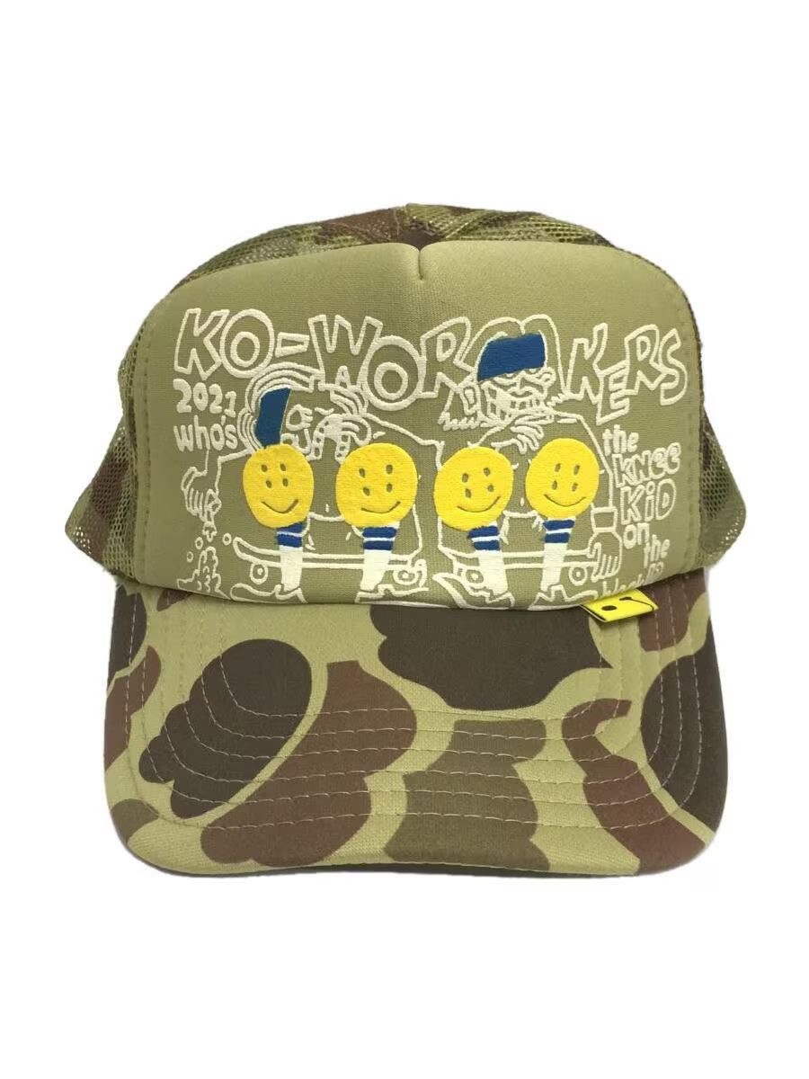 Kapital Smiley Trucker Cap Size ONE SIZE - 1 Thumbnail
