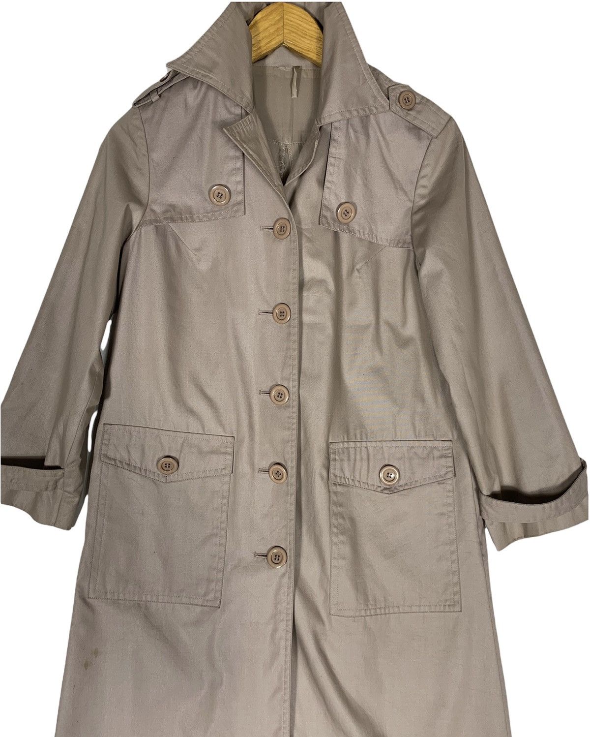 Camel × Vintage Vintage Camel Long Coat Trench Coat Size US S / EU 44-46 / 1 - 2 Thumbnail