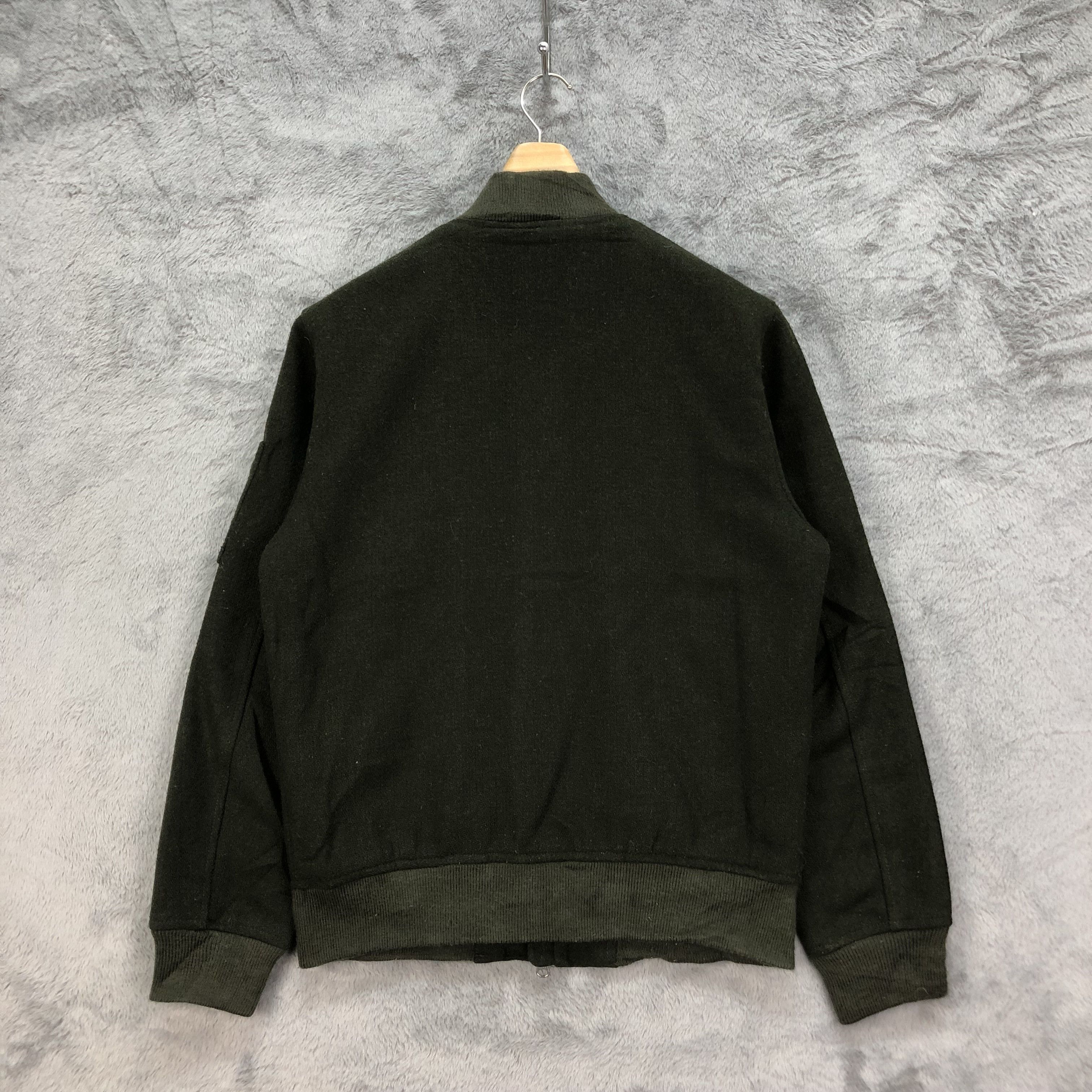 HARE HARE Olive Wool Bomber Jacket #4907-27 Size US M / EU 48-50 / 2 - 10 Thumbnail