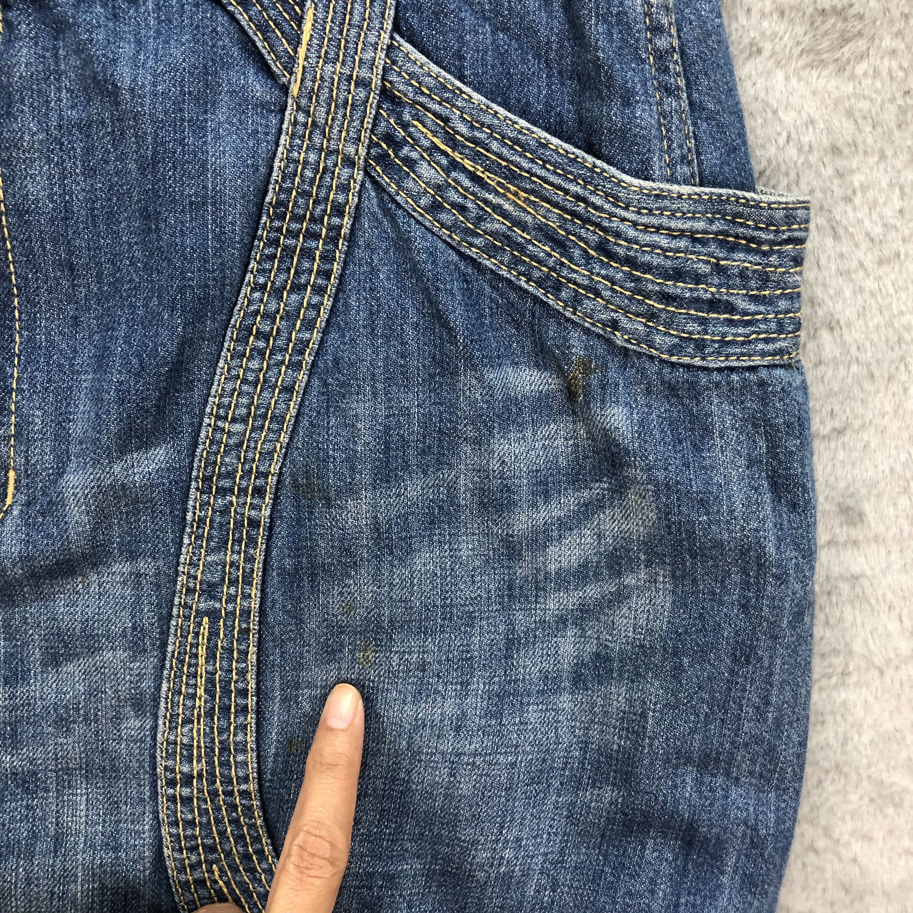 Tsumori Chisato BONDAGE🔥 TSUMORI CHISATO JEANS SKIRTS #5078-40 Size 29" - 6 Thumbnail