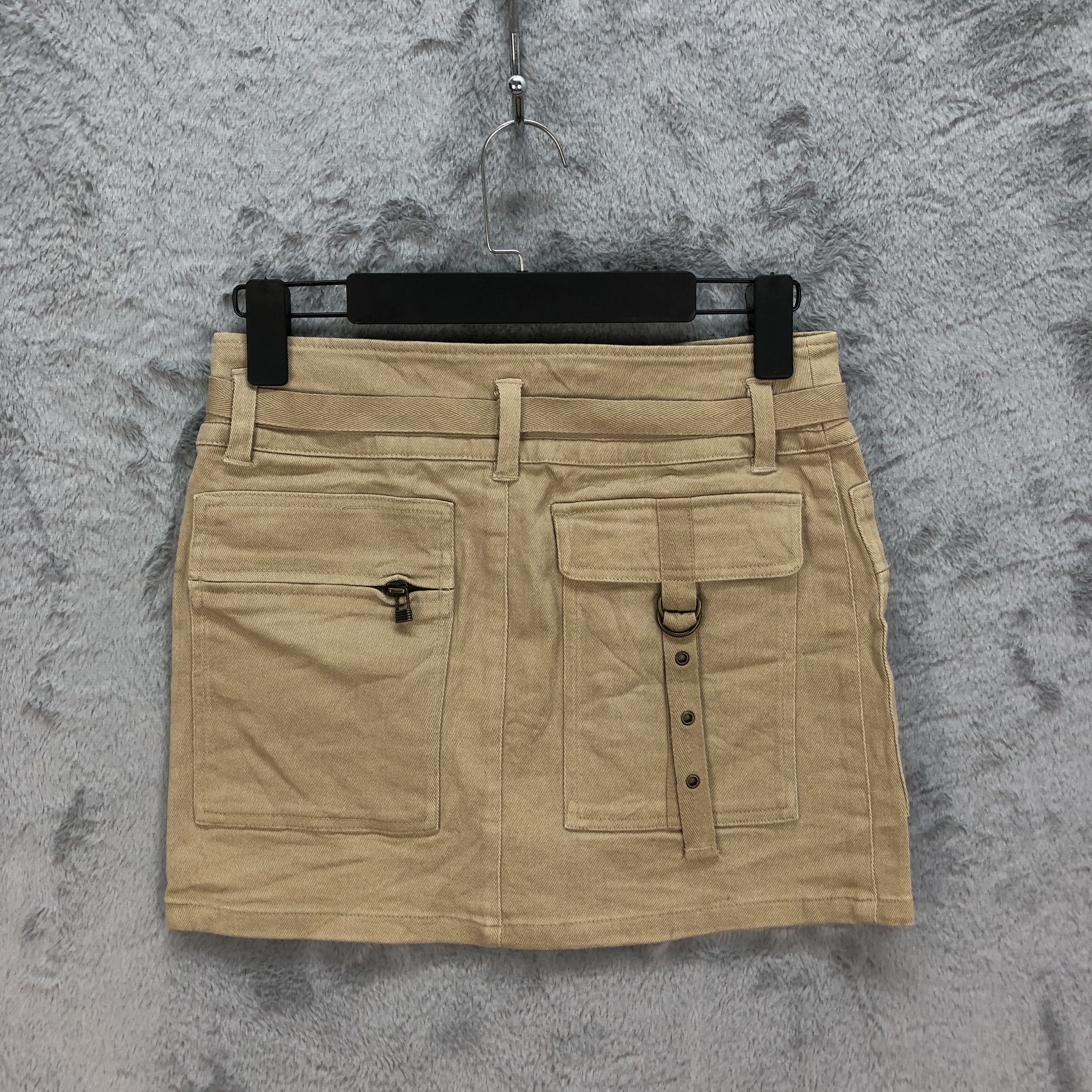 Japanese Brand BONDAGE🔥 MELURELEE MINI SKIRT #5086-40 Size 27" / US 4 / IT 40 - 8 Thumbnail