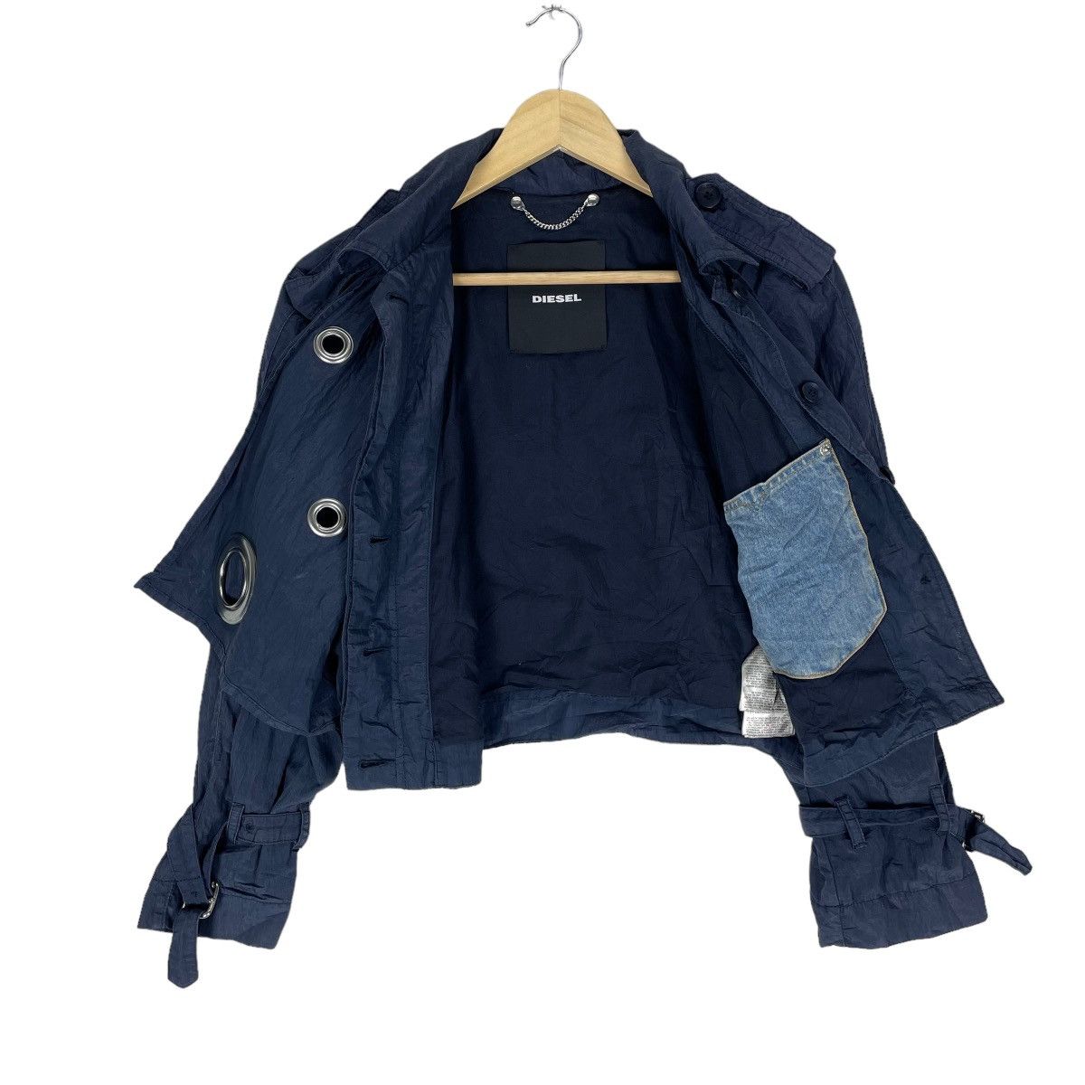 Diesel ☀️DIESEL BUBBLE CROPPED BONDAGE BUTTON JACKET Size M / US 6-8 / IT 42-44 - 8 Thumbnail