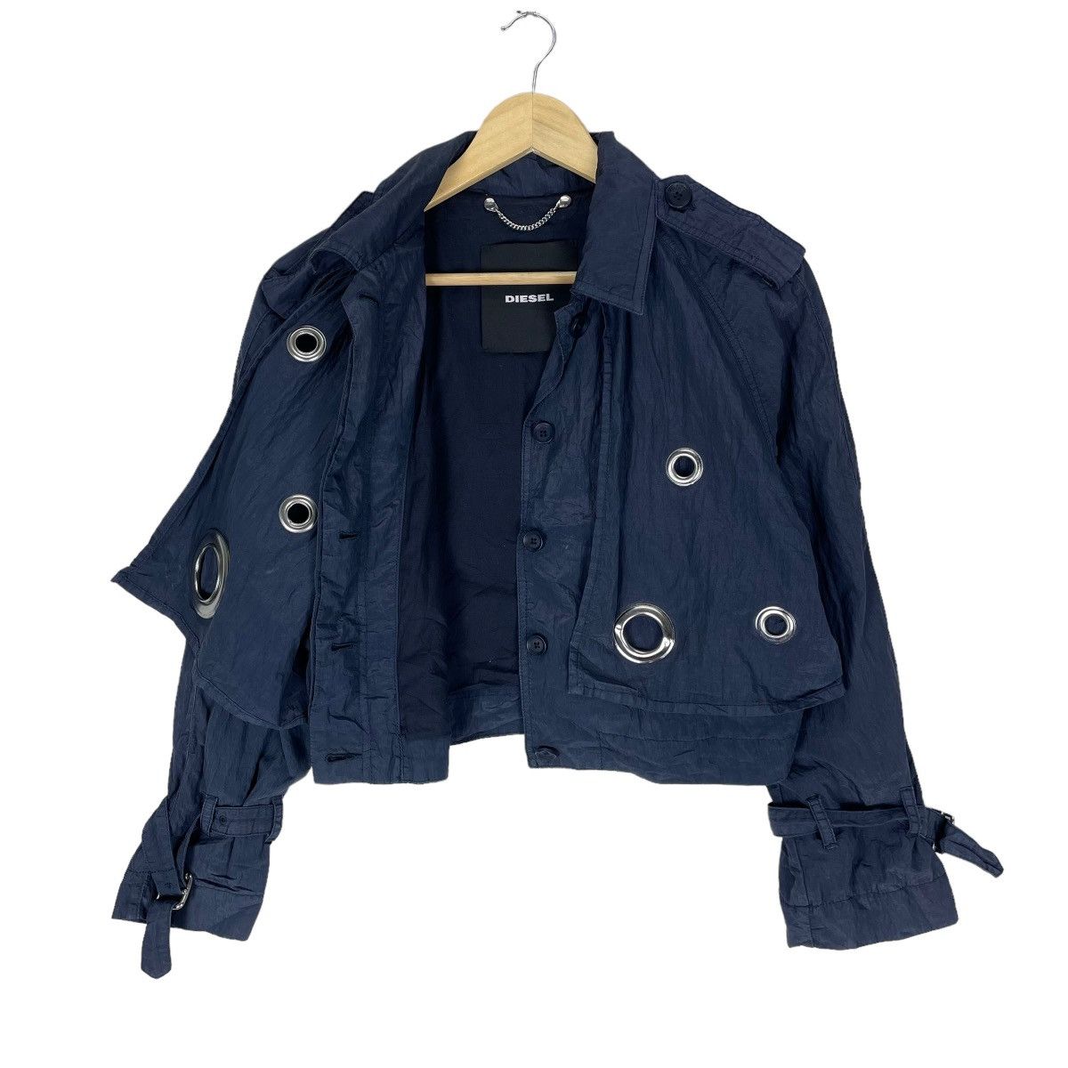 Diesel ☀️DIESEL BUBBLE CROPPED BONDAGE BUTTON JACKET Size M / US 6-8 / IT 42-44 - 7 Thumbnail