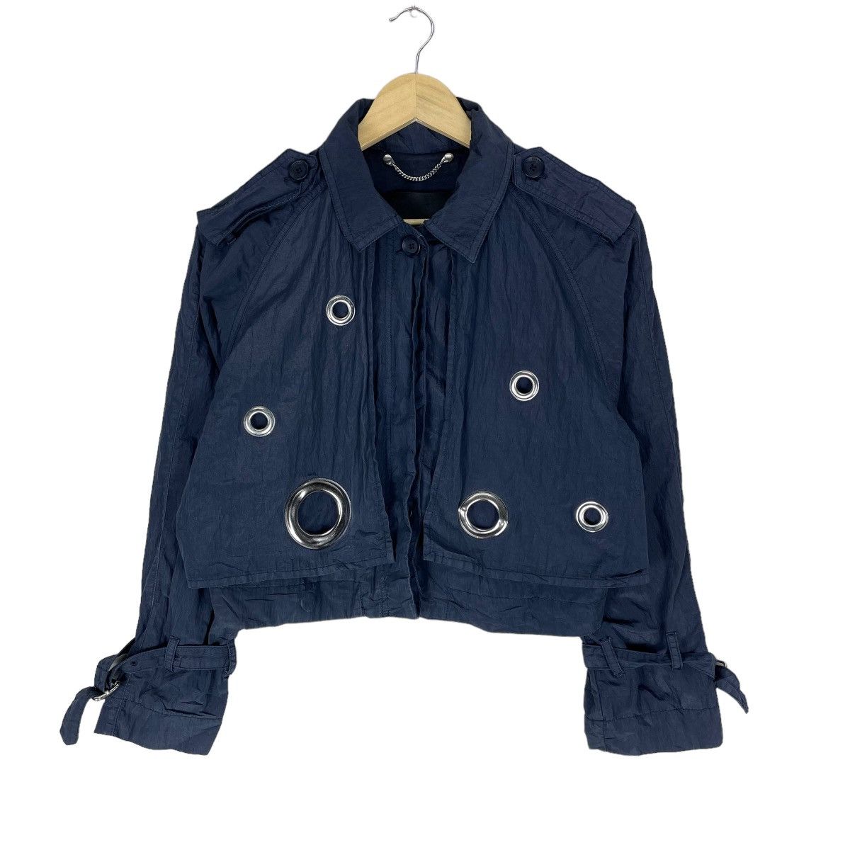 Diesel ☀️DIESEL BUBBLE CROPPED BONDAGE BUTTON JACKET Size M / US 6-8 / IT 42-44 - 1 Thumbnail