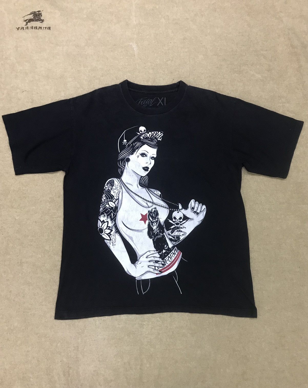 Designer Sexy Punk girl Fatal Skull Big Print Size XL Size US XL / EU 56 / 4 - 1 Thumbnail