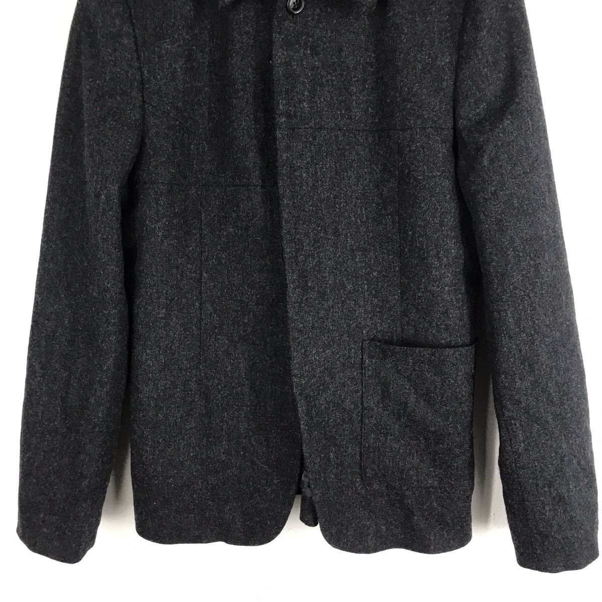 Issey Miyake ISSEY MIYAKE I.S sunoa kuwahara designer wool button jacket Size US M / EU 48-50 / 2 - 11 Thumbnail