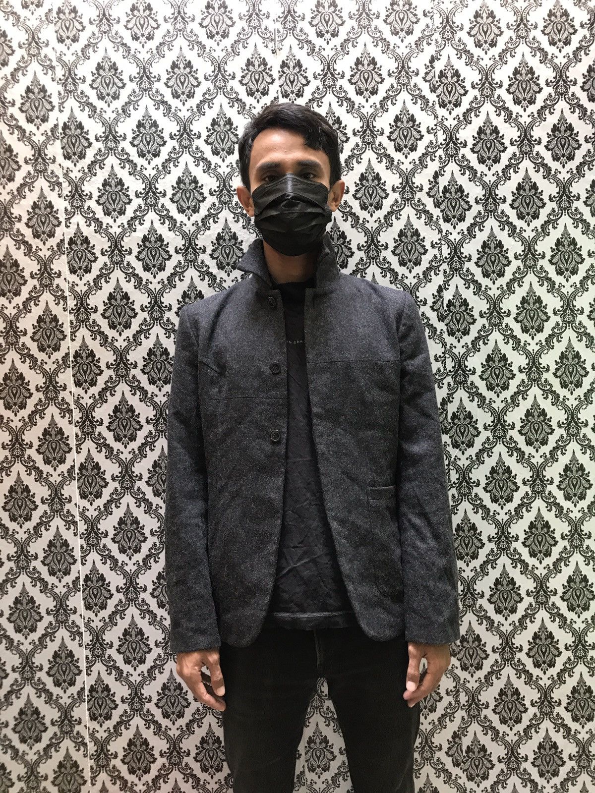Issey Miyake ISSEY MIYAKE I.S sunoa kuwahara designer wool button jacket Size US M / EU 48-50 / 2 - 3 Thumbnail