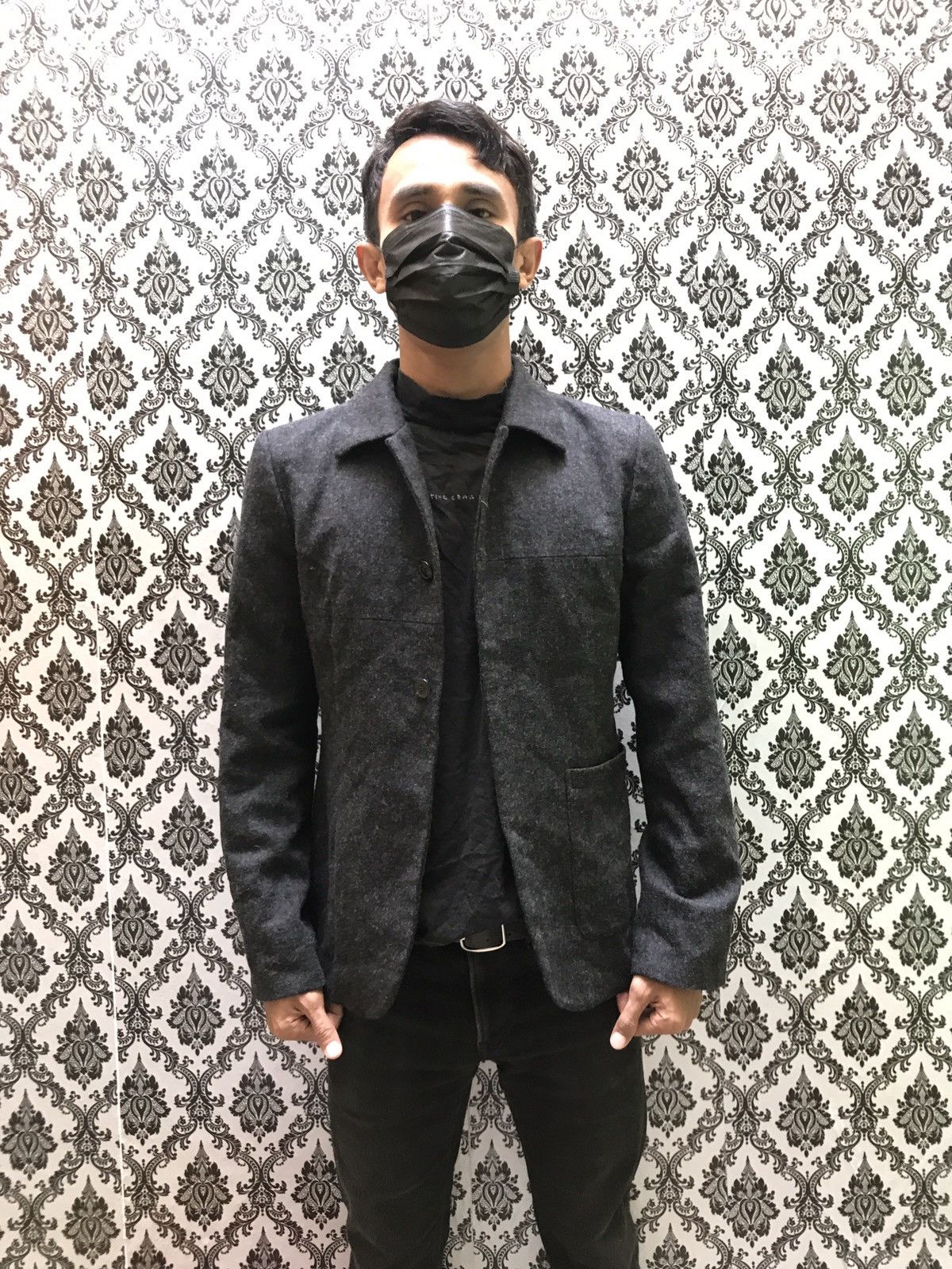 Issey Miyake ISSEY MIYAKE I.S sunoa kuwahara designer wool button jacket Size US M / EU 48-50 / 2 - 7 Thumbnail