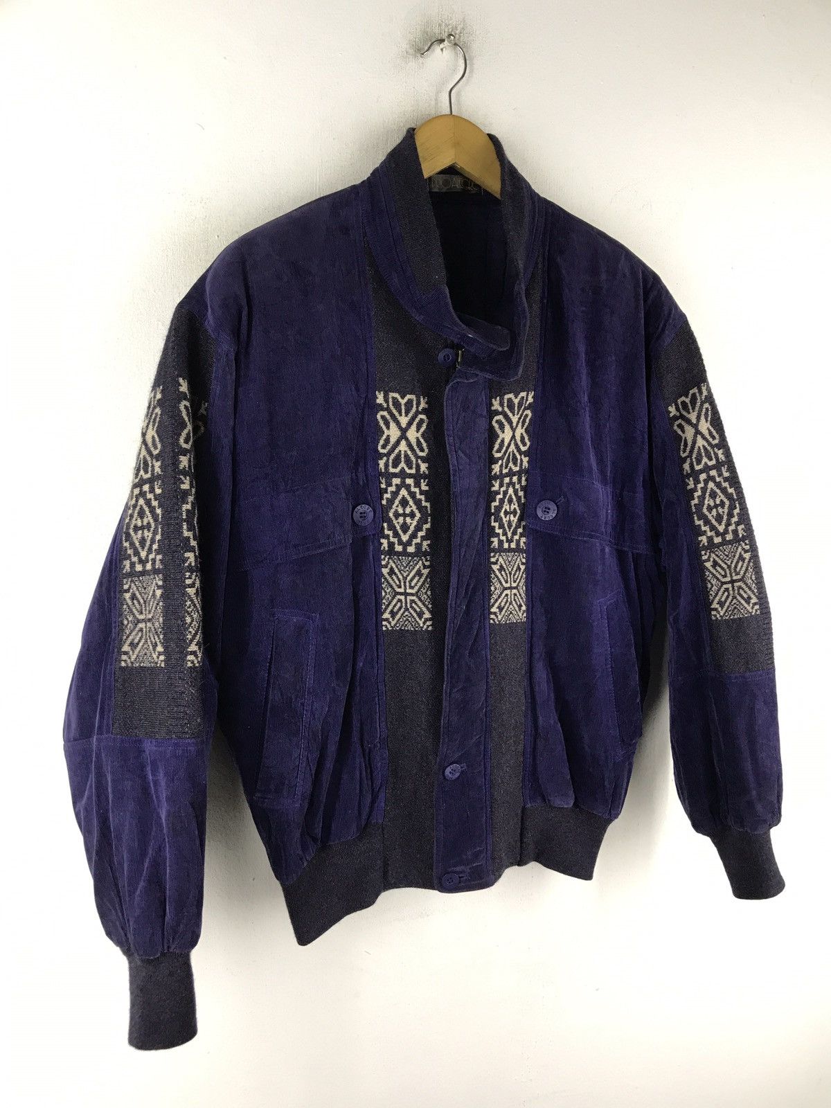 Designer 🔥RARE! PRIOALEGRE VELVET BOMBER JACKET Size US L / EU 52-54 / 3 - 2 Thumbnail