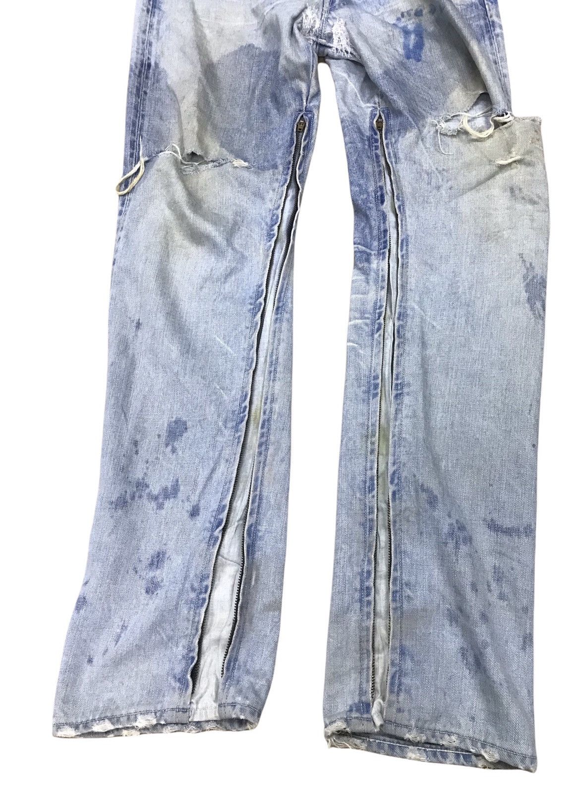 Levi's Vintage Clothing Rare 🔥 Vintage Levi’s Big E Selvedge Distressed Denim Size US 33 - 3 Thumbnail