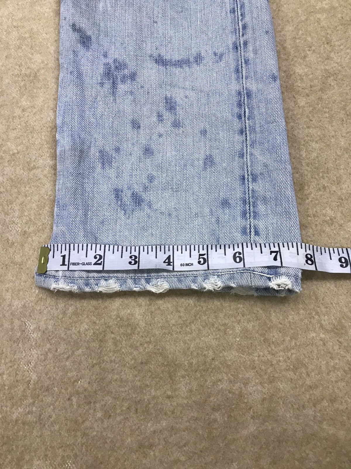 Levi's Vintage Clothing Rare 🔥 Vintage Levi’s Big E Selvedge Distressed Denim Size US 33 - 19 Thumbnail