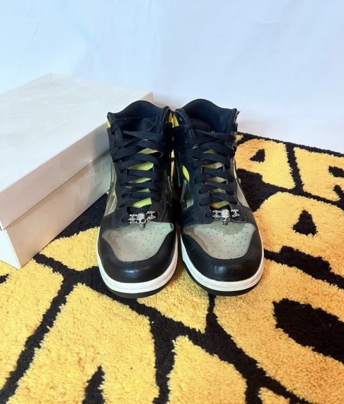CDG by Comme des Garcons × Comme des Garcons Homme × Vintage Vintage 2017 CDG Dunk High Comme Des Garcon Retro Clear og Size US 9 / EU 42 - 4 Thumbnail