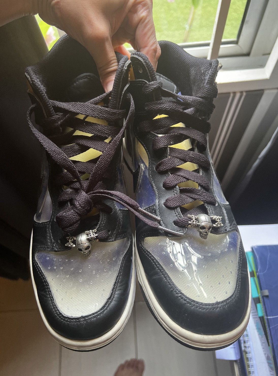 CDG by Comme des Garcons × Comme des Garcons Homme × Vintage Vintage 2017 CDG Dunk High Comme Des Garcon Retro Clear og Size US 9 / EU 42 - 7 Thumbnail