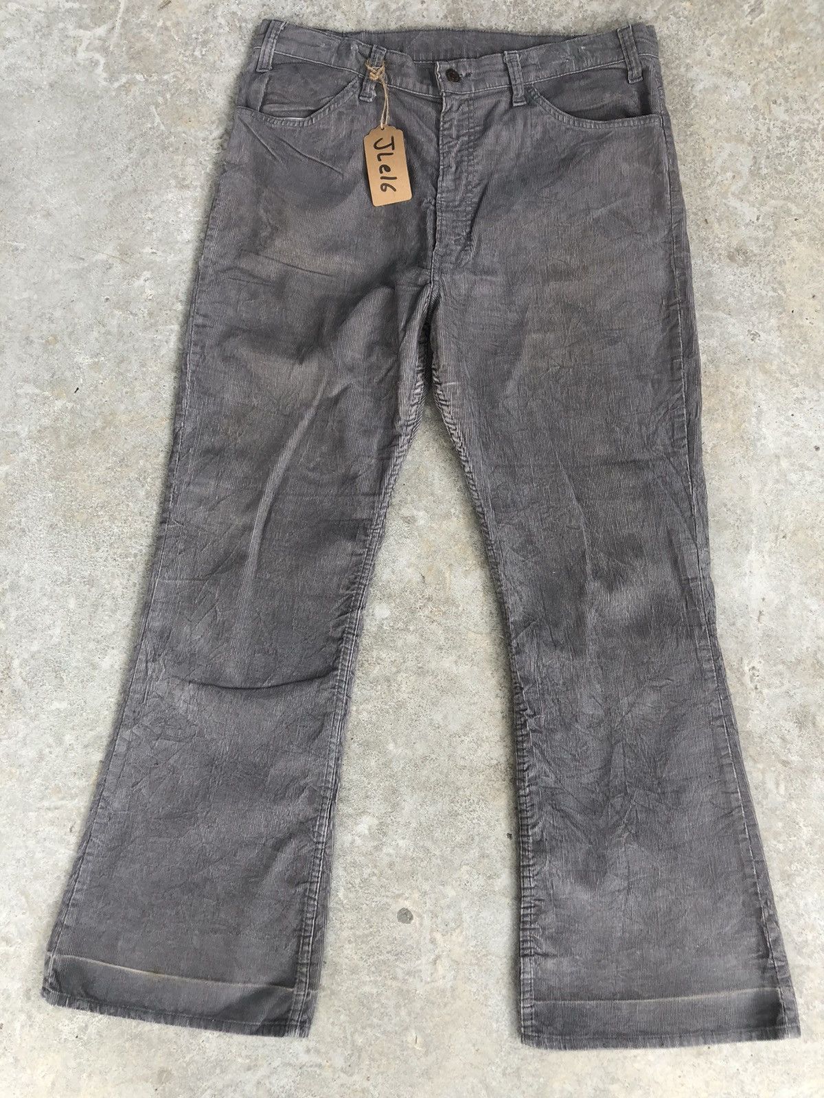 Levi's Vintage 70’s Levi’s Corduroy Pants Flared Jeans 646 Size US 35 - 1 Thumbnail