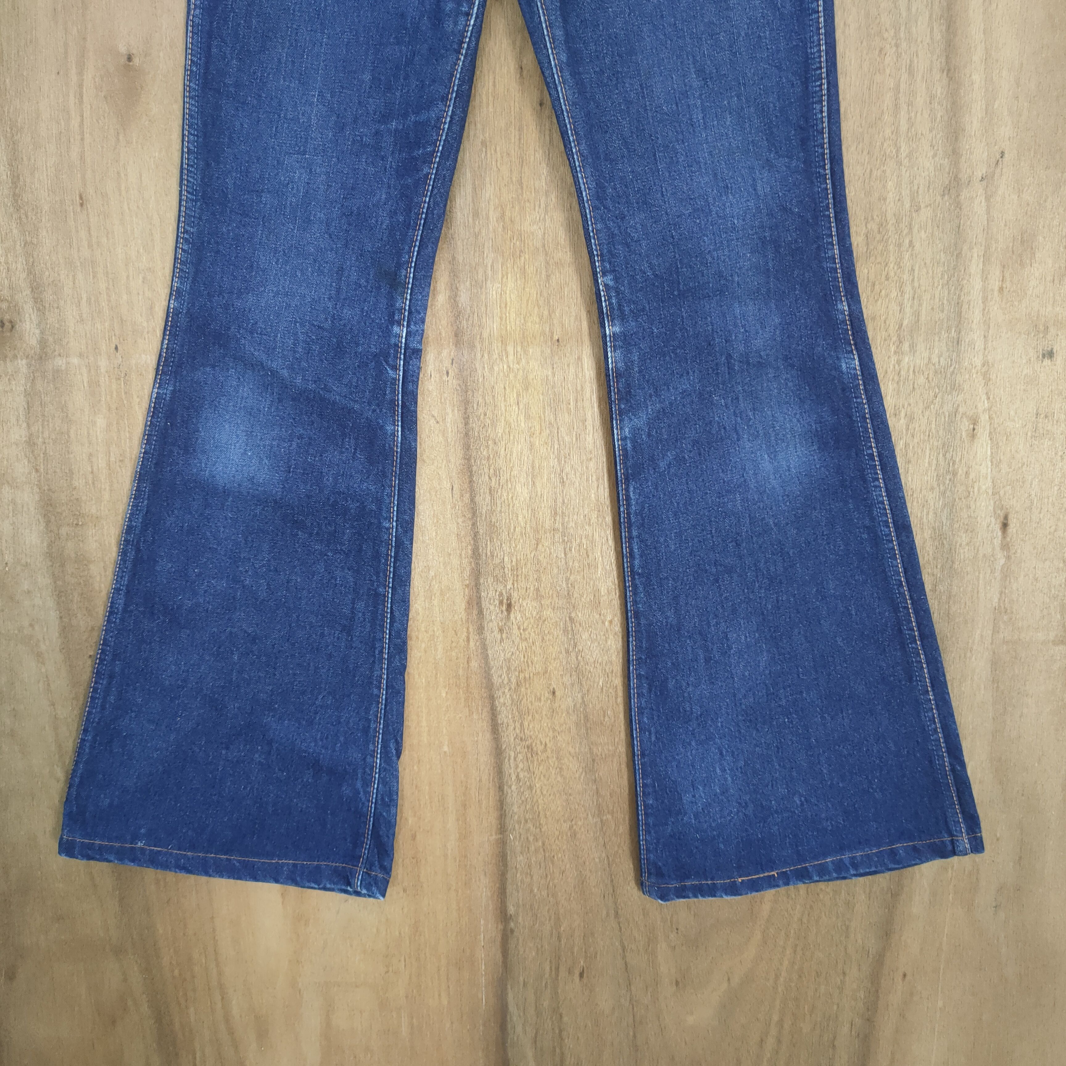 Big John × Jean VINTAGE FLARED JEANS BUSH PANTS Size US 26 / EU 42 - 3 Thumbnail