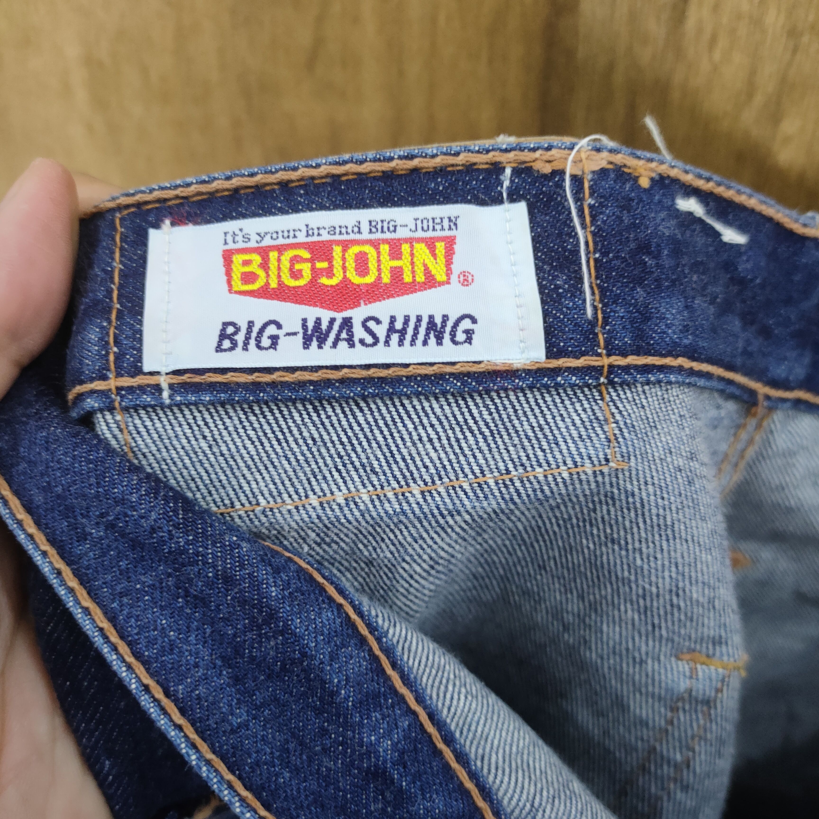 Big John × Jean VINTAGE FLARED JEANS BUSH PANTS Size US 26 / EU 42 - 11 Thumbnail