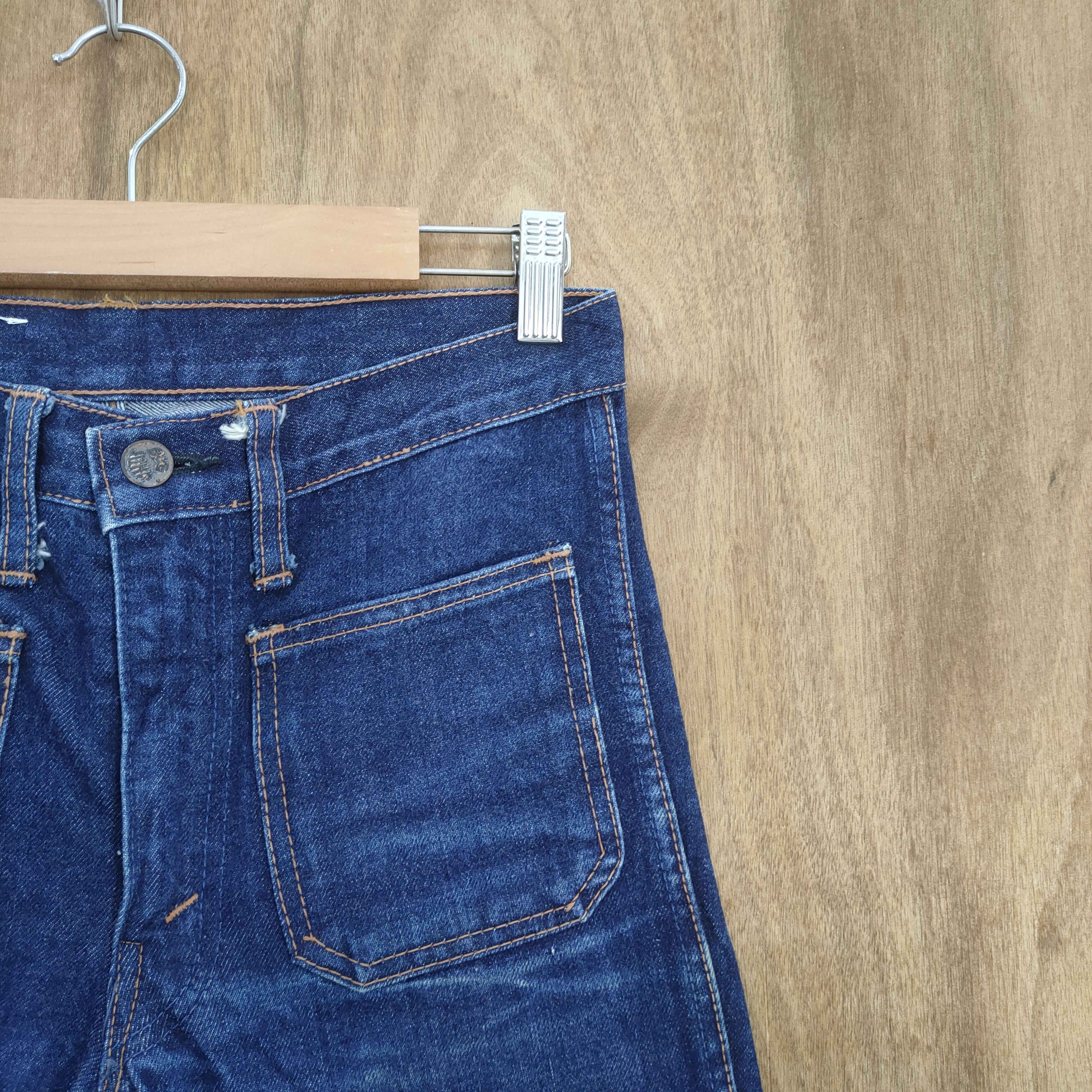 Big John × Jean VINTAGE FLARED JEANS BUSH PANTS Size US 26 / EU 42 - 5 Thumbnail